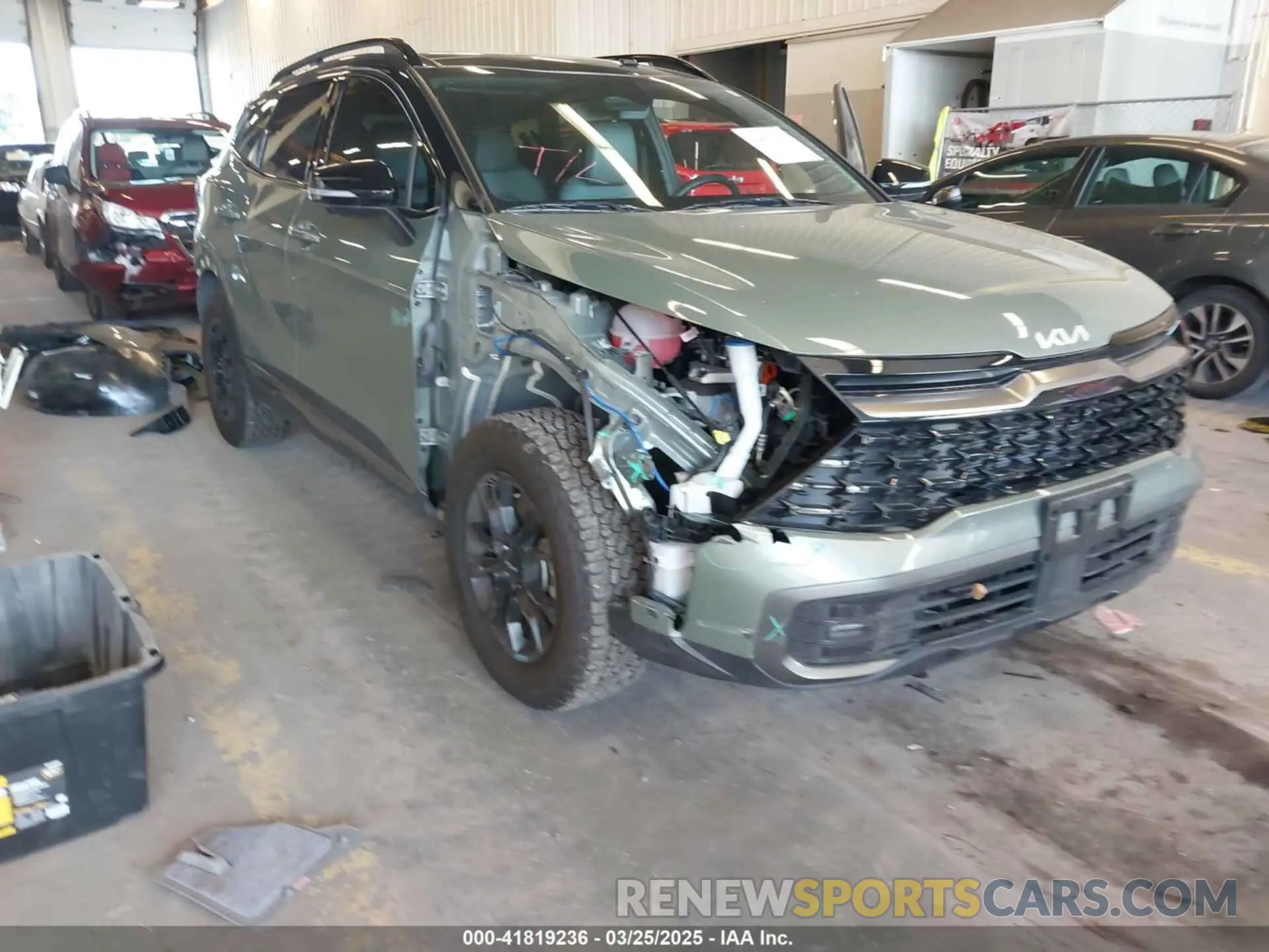 6 Photograph of a damaged car 5XYK7CAF0PG138196 KIA SPORTAGE 2023