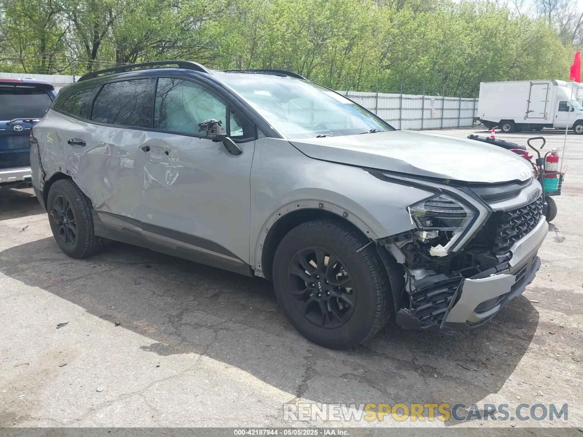 1 Photograph of a damaged car 5XYK7CAF2PG053554 KIA SPORTAGE 2023