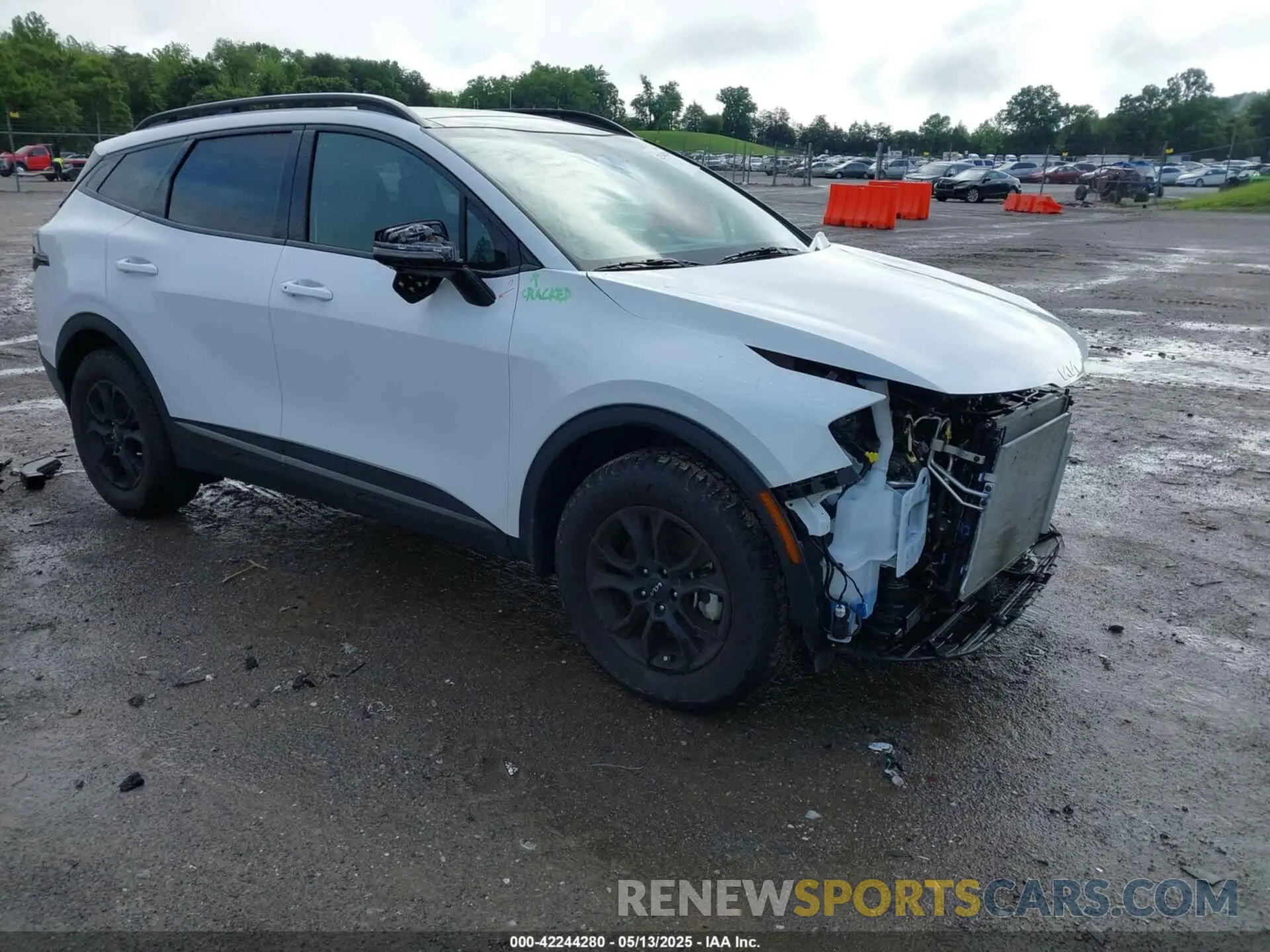 1 Photograph of a damaged car 5XYK7CAF6PG135612 KIA SPORTAGE 2023