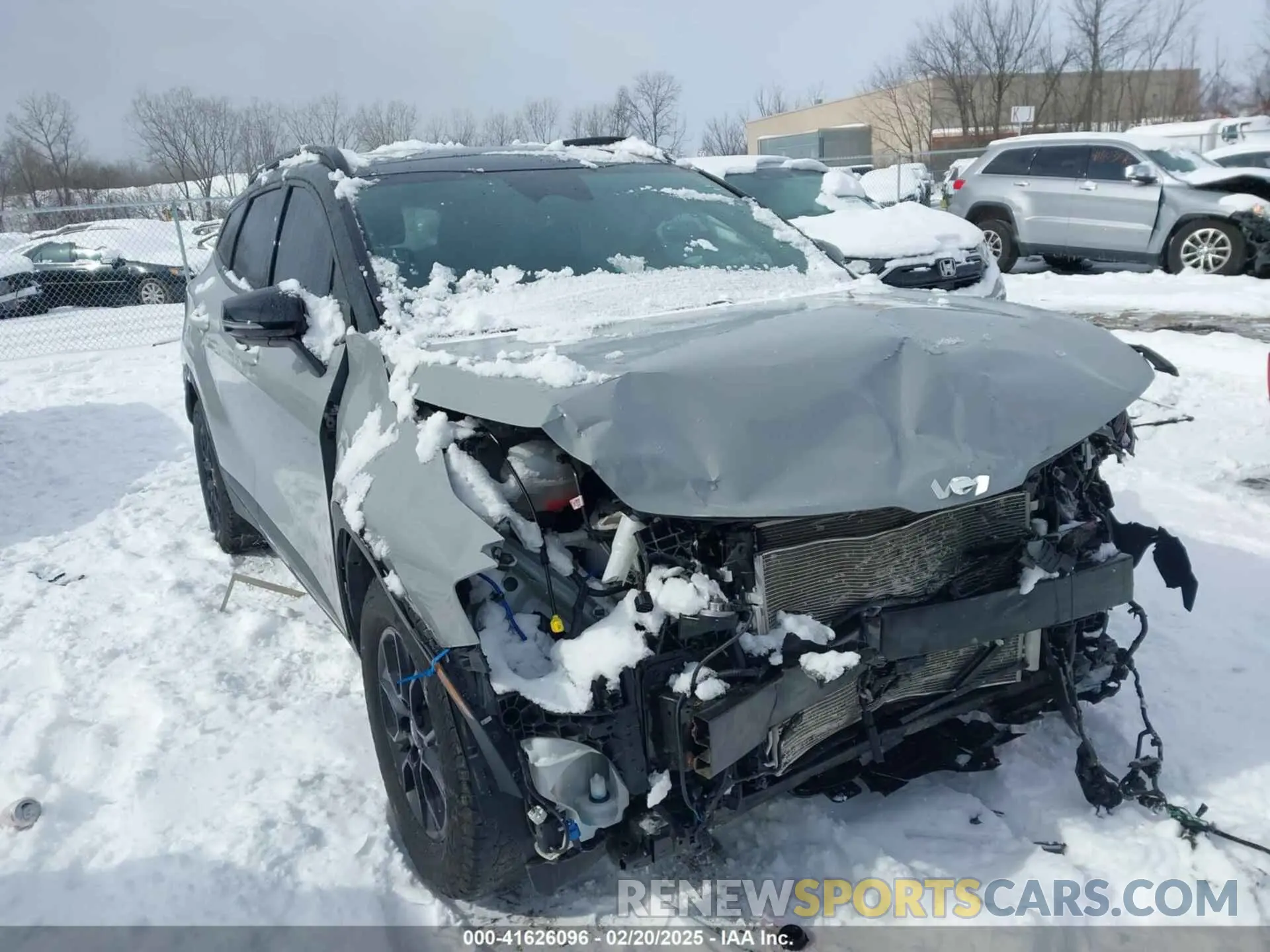1 Photograph of a damaged car 5XYK7CAF8PG138995 KIA SPORTAGE 2023