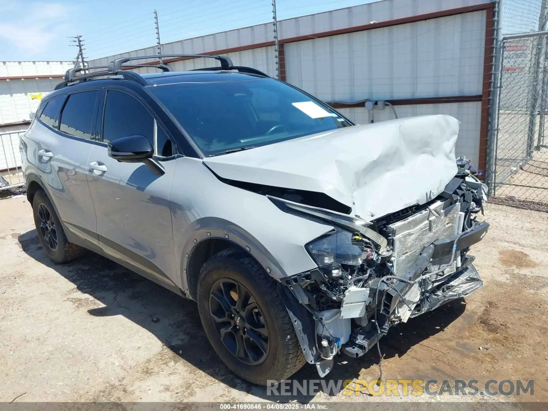 1 Photograph of a damaged car 5XYK7CAF9PG134969 KIA SPORTAGE 2023