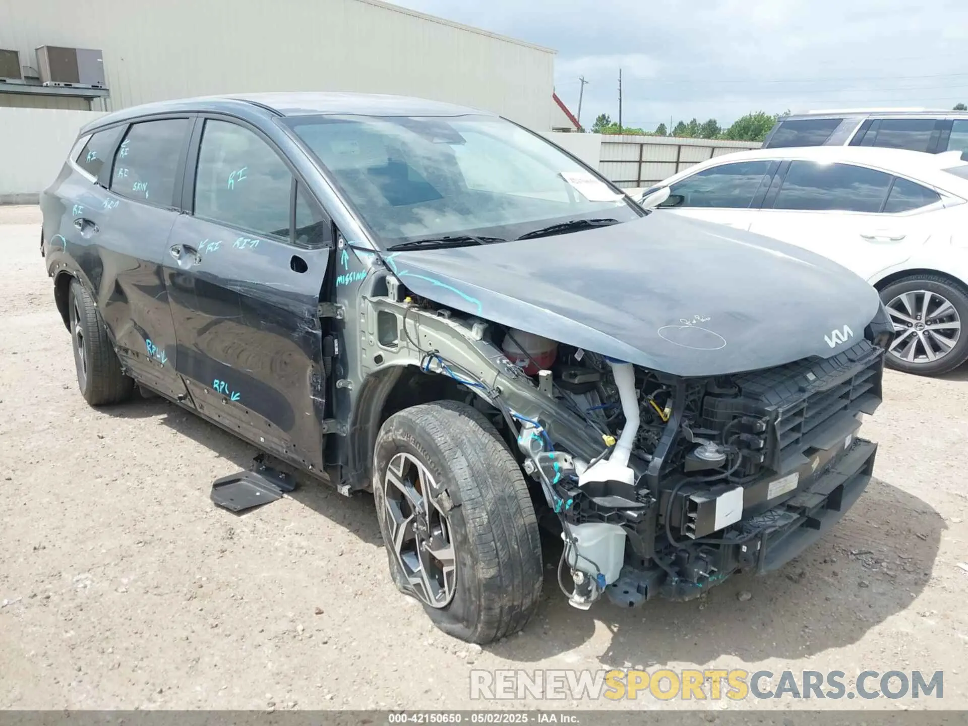 1 Photograph of a damaged car KNDPU3AF3P7097381 KIA SPORTAGE 2023