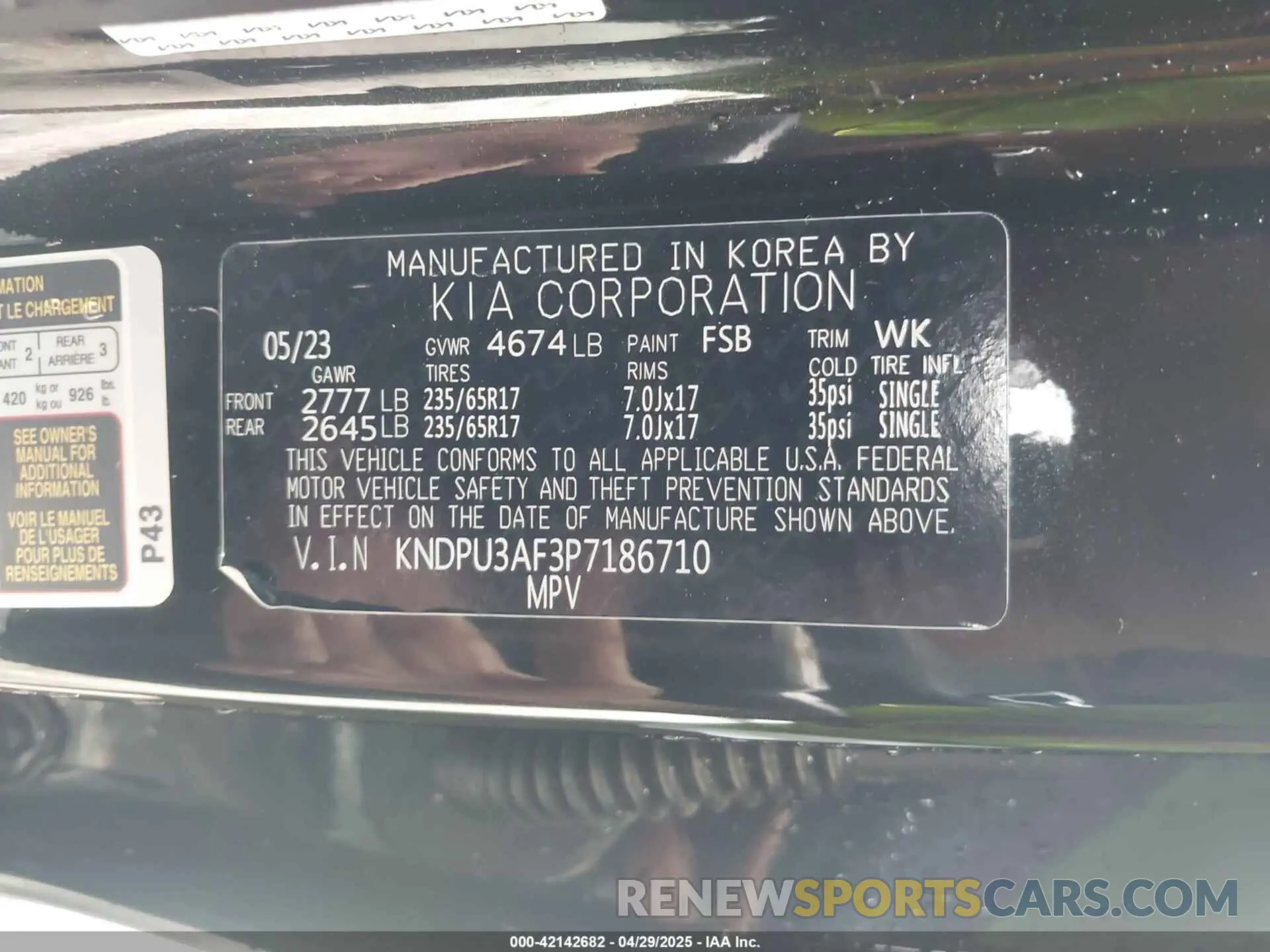 9 Photograph of a damaged car KNDPU3AF3P7186710 KIA SPORTAGE 2023