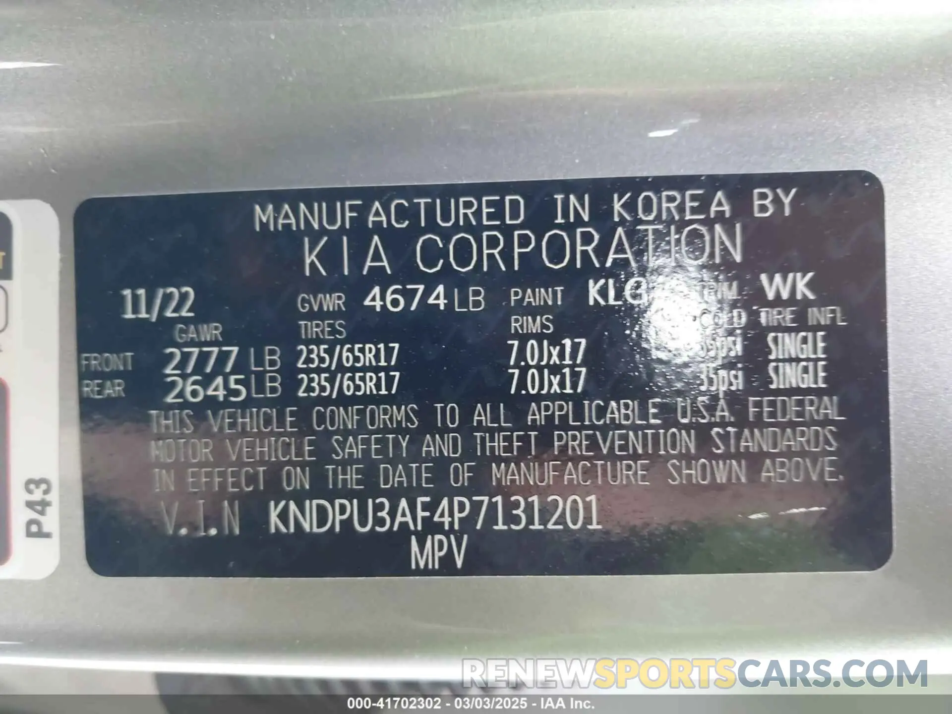 9 Photograph of a damaged car KNDPU3AF4P7131201 KIA SPORTAGE 2023