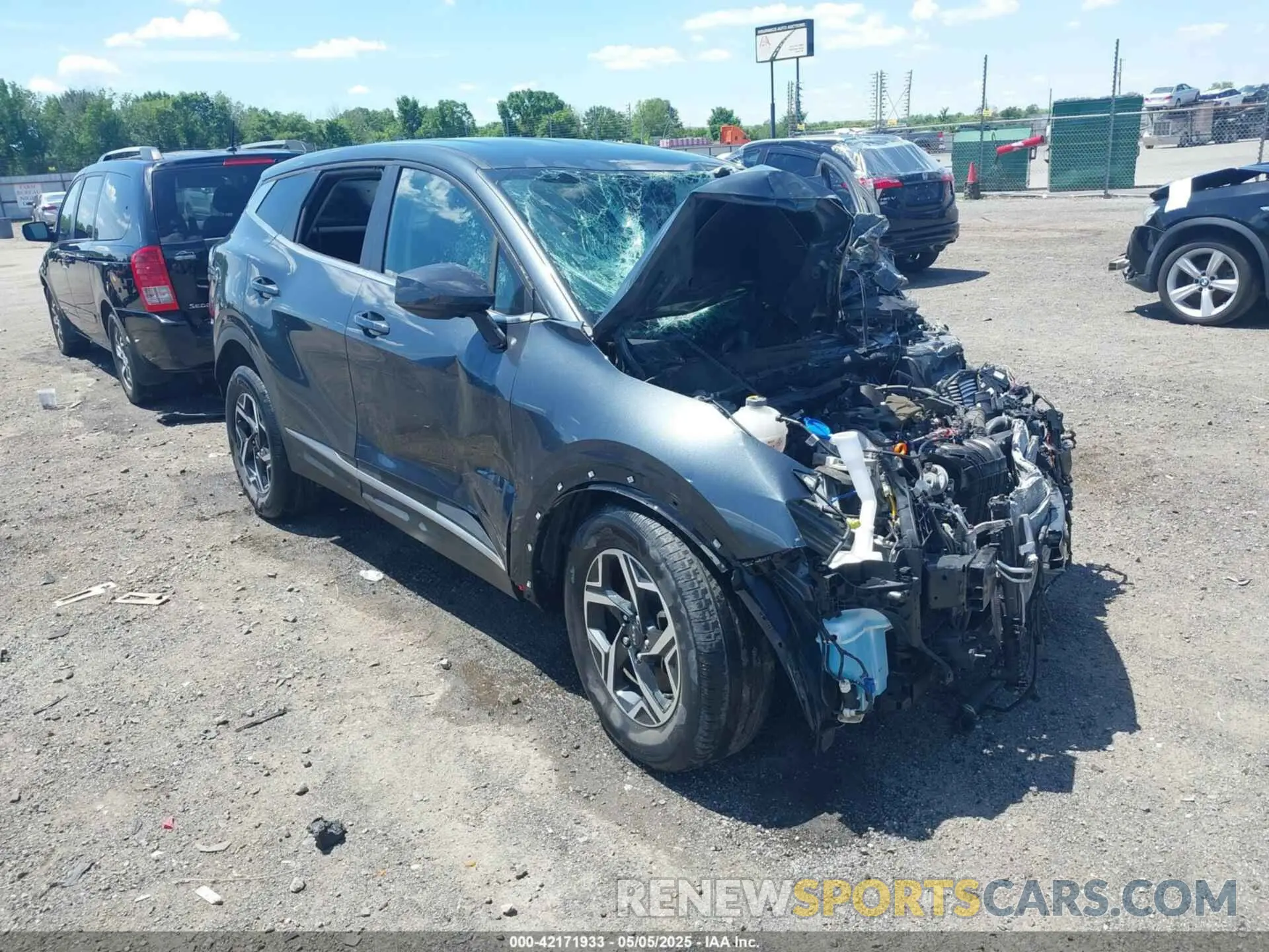 1 Photograph of a damaged car KNDPU3AF7P7066327 KIA SPORTAGE 2023