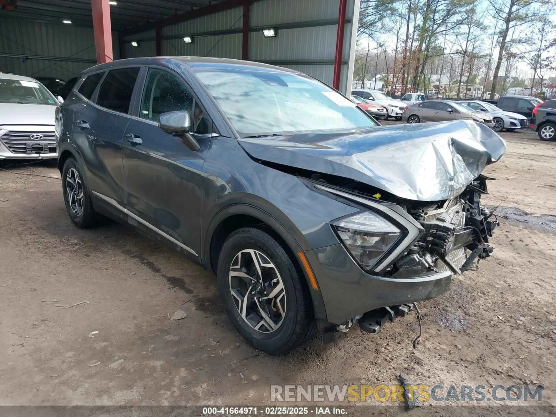1 Photograph of a damaged car KNDPU3AFXP7131719 KIA SPORTAGE 2023