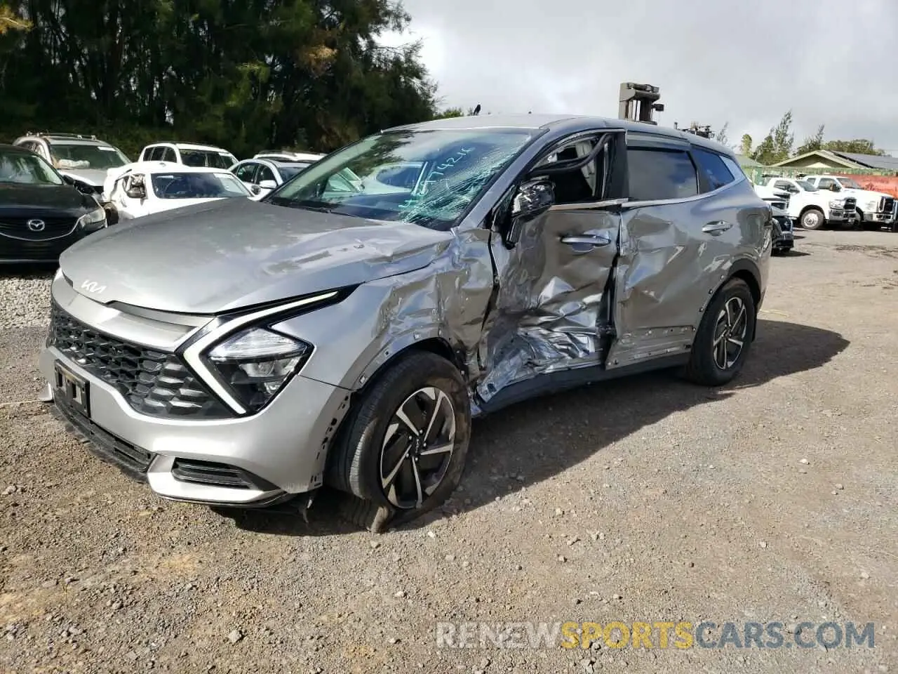 1 Photograph of a damaged car KNDPU3AG6P7085573 KIA SPORTAGE 2023