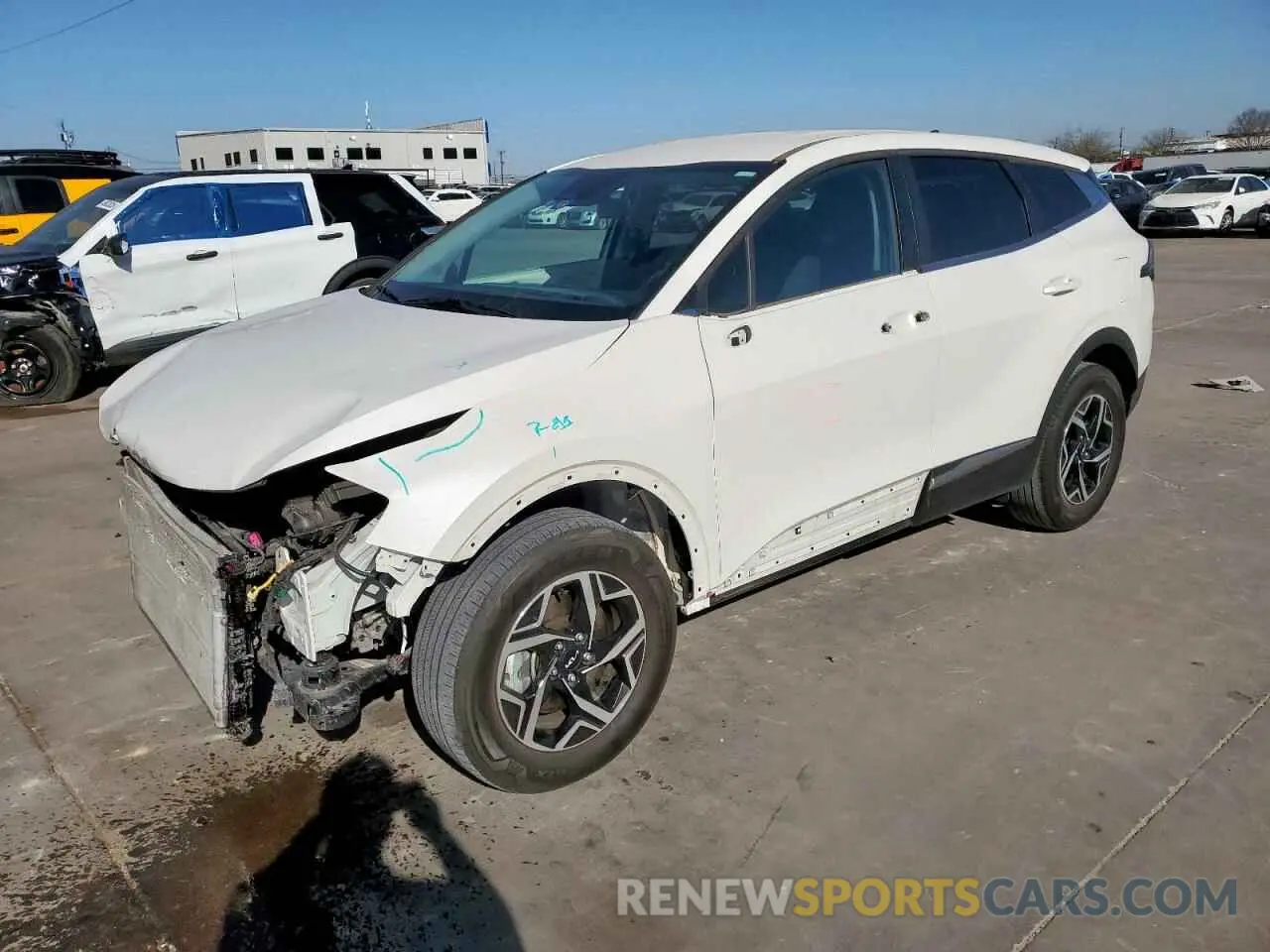 1 Photograph of a damaged car KNDPUCAF9P7107301 KIA SPORTAGE 2023