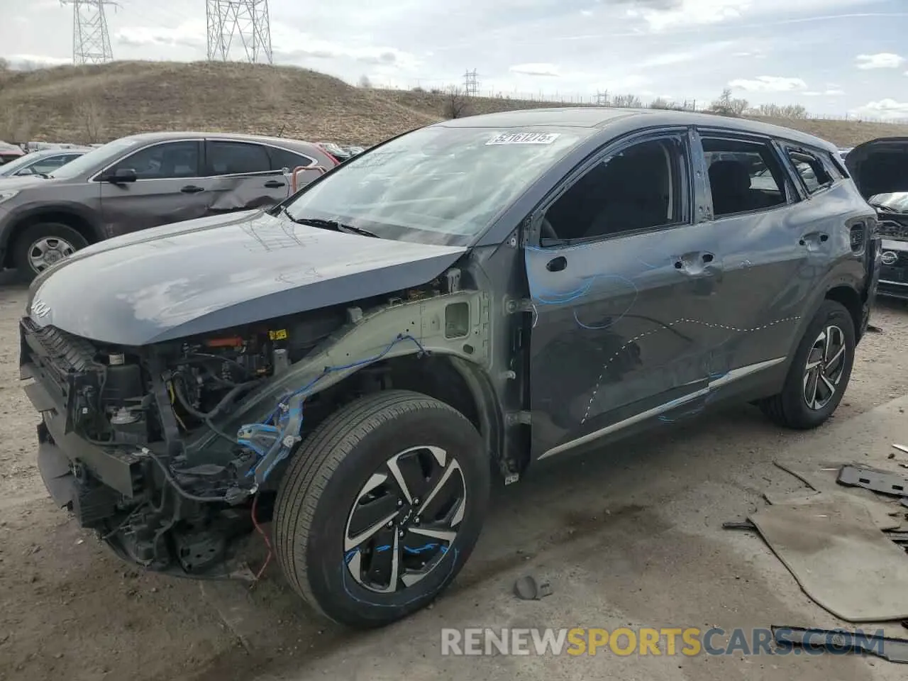 1 Photograph of a damaged car KNDPUCAG0P7059714 KIA SPORTAGE 2023