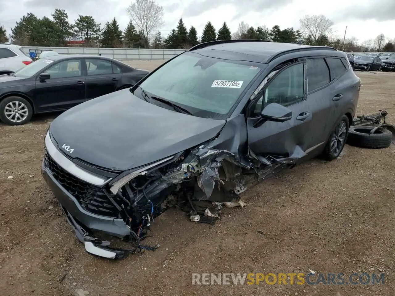 1 Photograph of a damaged car KNDPXCAG0P7012299 KIA SPORTAGE 2023