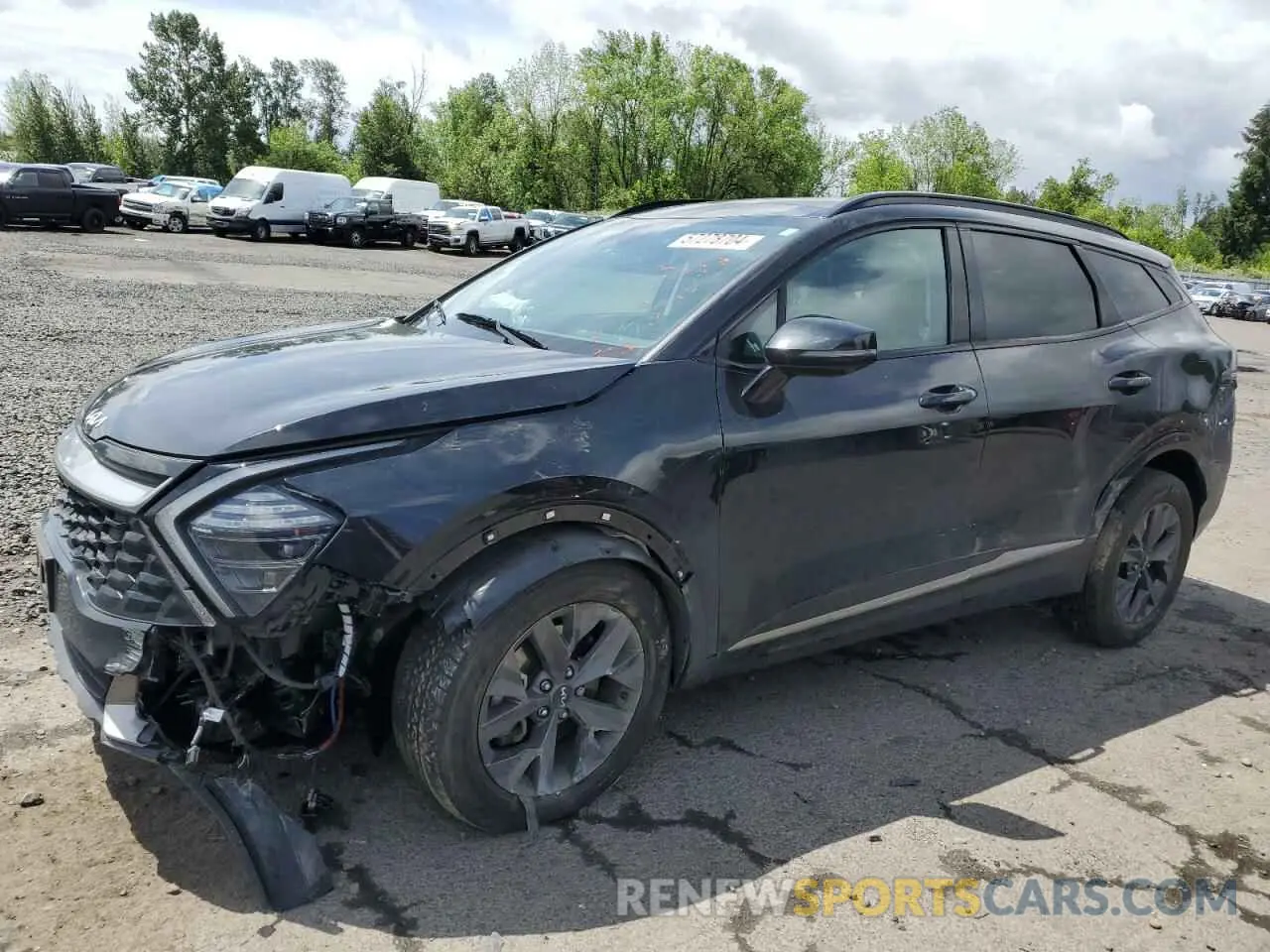 1 Photograph of a damaged car KNDPXCAG6P7020522 KIA SPORTAGE 2023