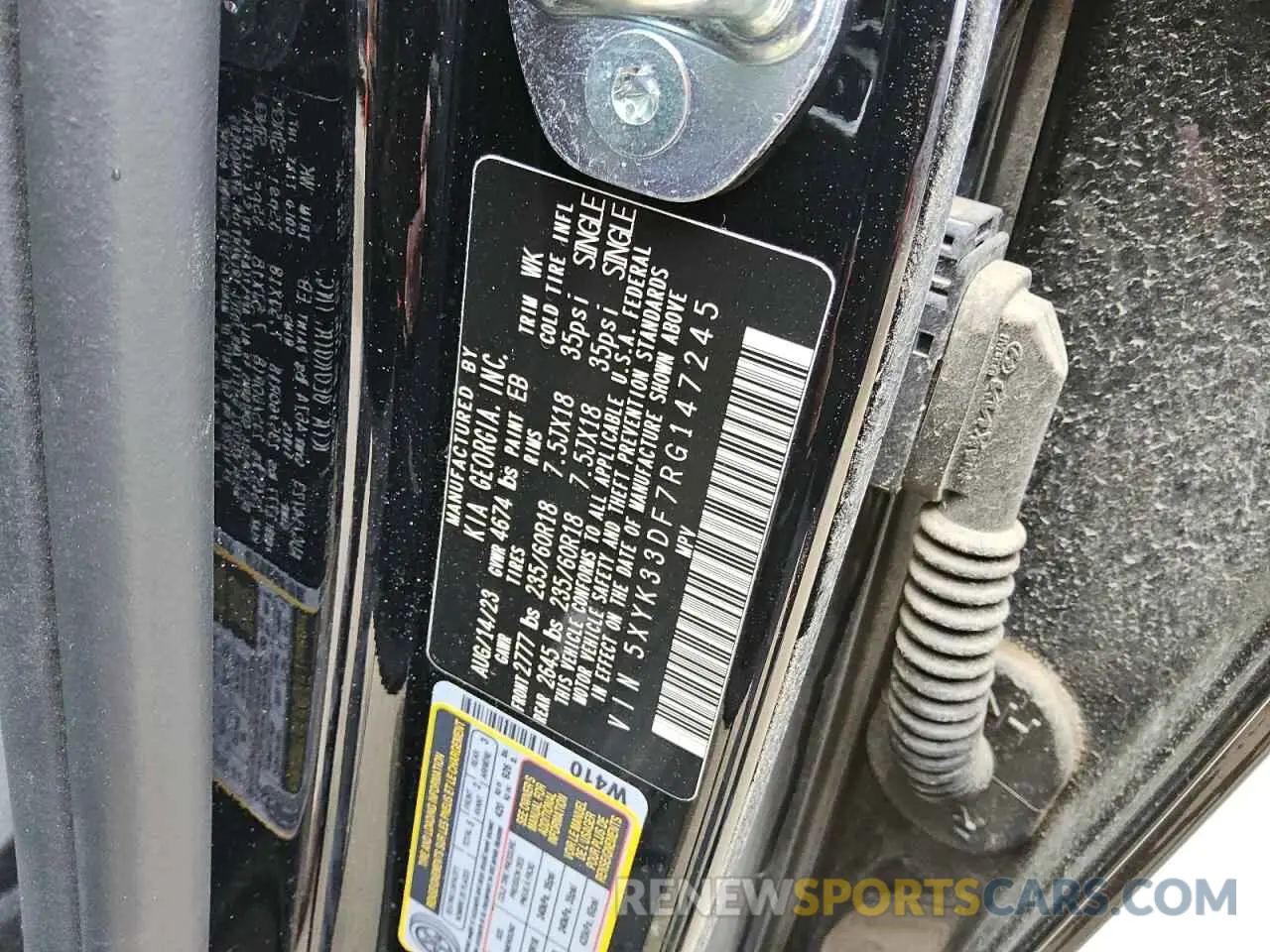 13 Photograph of a damaged car 5XYK33DF7RG147245 KIA SPORTAGE 2024