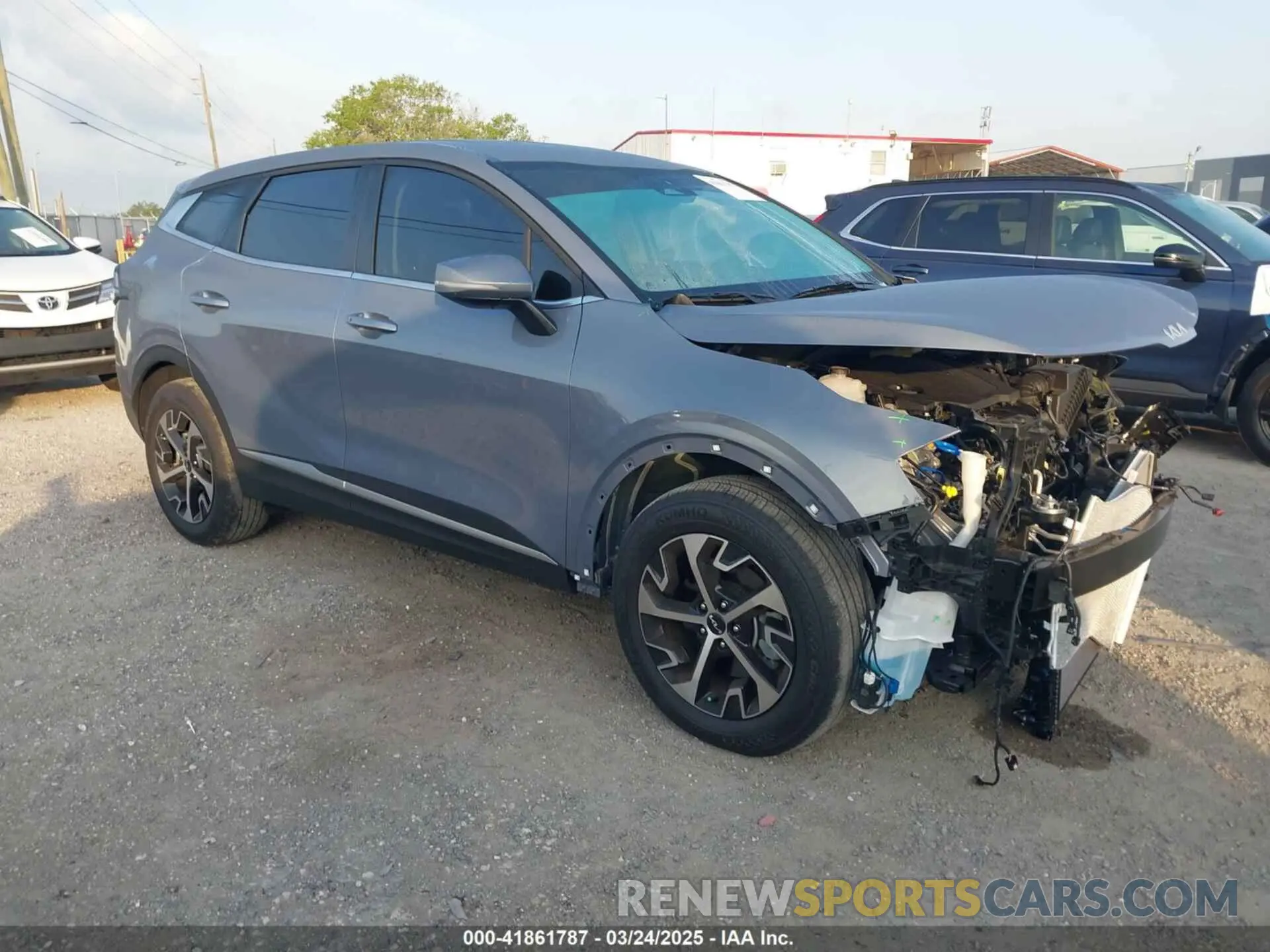 1 Photograph of a damaged car 5XYK33DF7RG215608 KIA SPORTAGE 2024