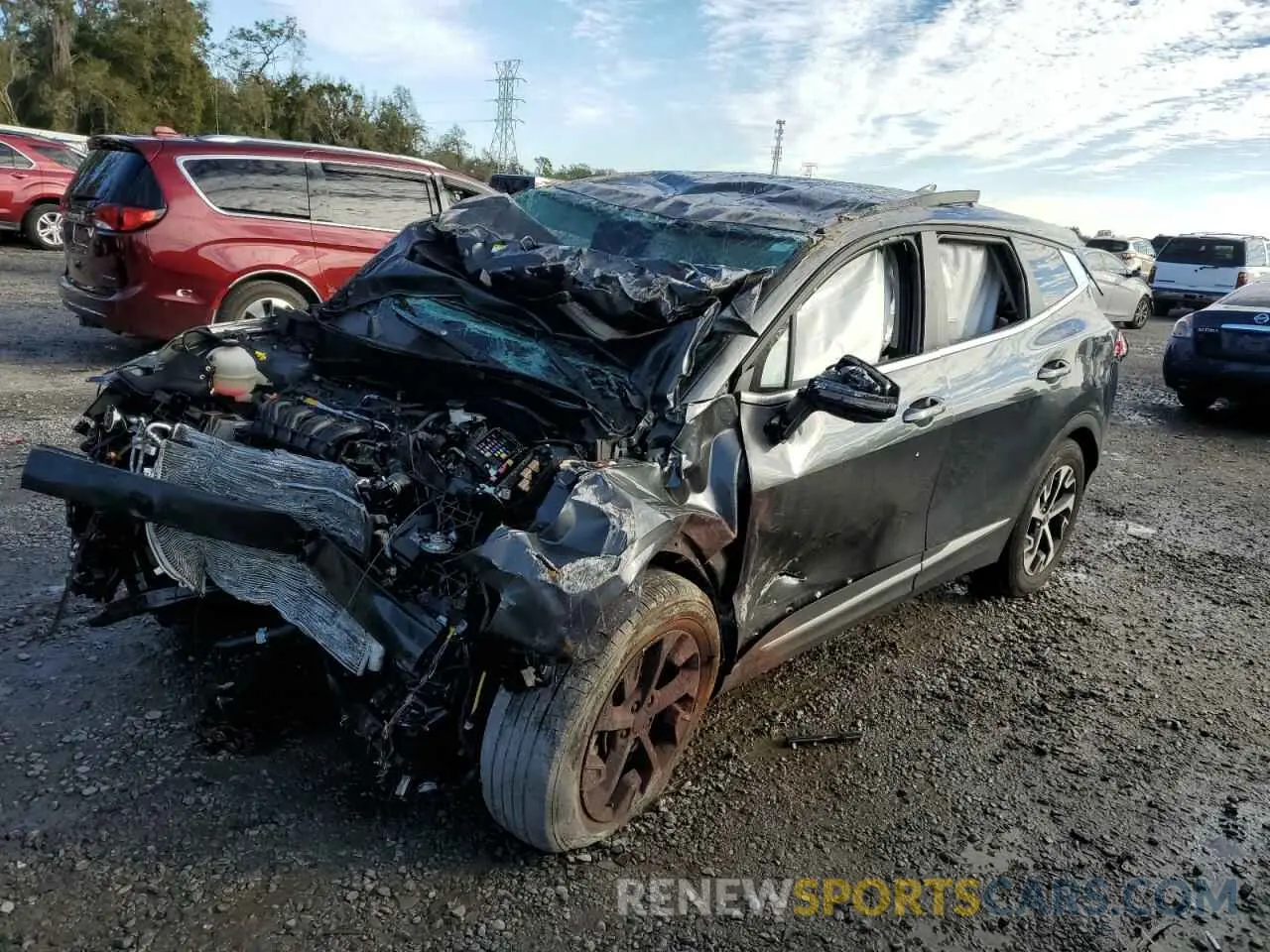 1 Photograph of a damaged car 5XYK33DF8RG189987 KIA SPORTAGE 2024