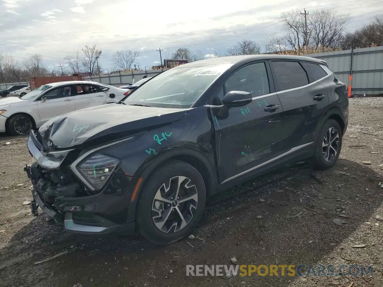 1 Photograph of a damaged car 5XYK33DF9RG170025 KIA SPORTAGE 2024