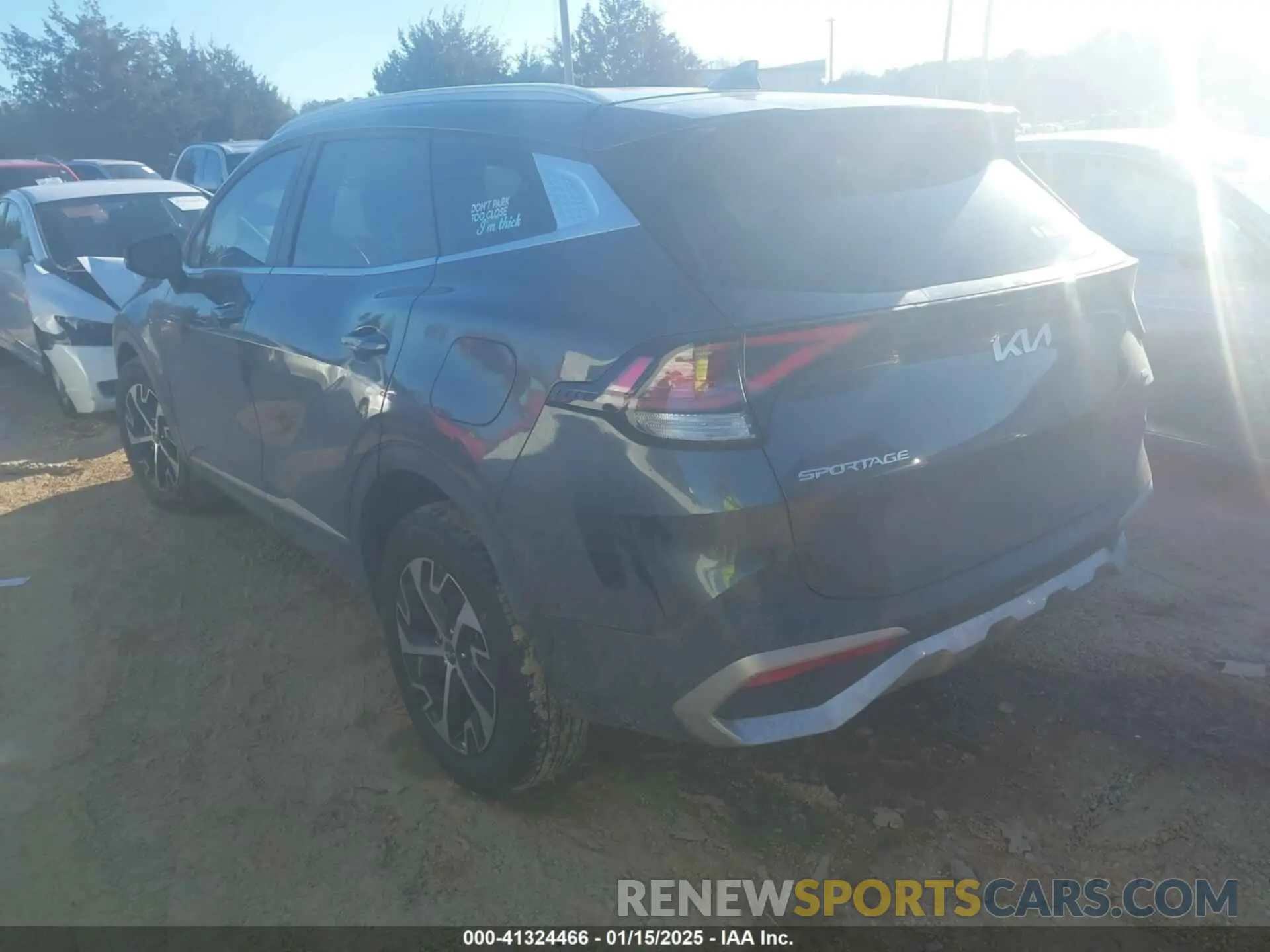 3 Photograph of a damaged car 5XYK3CDF2RG149324 KIA SPORTAGE 2024