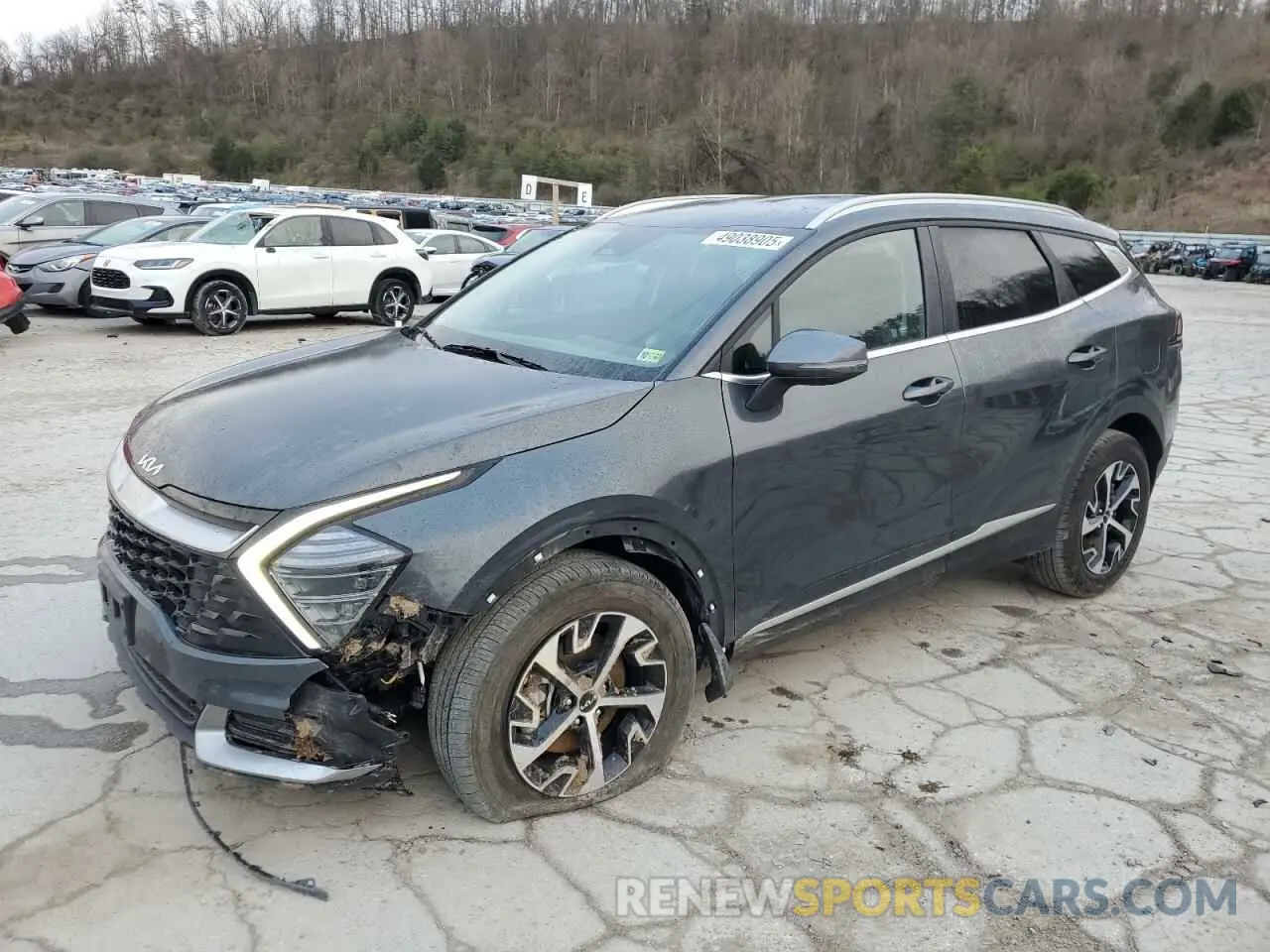 1 Photograph of a damaged car 5XYK3CDF8RG230828 KIA SPORTAGE 2024