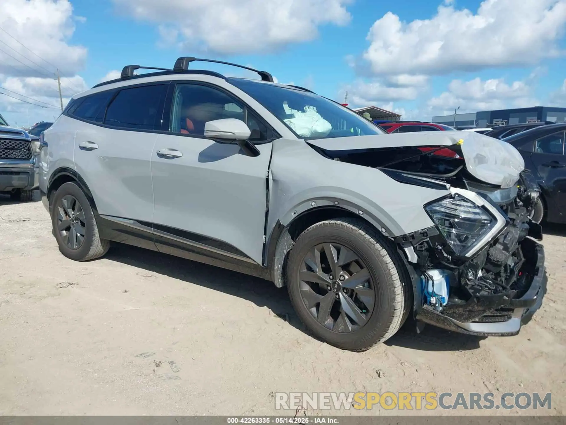1 Photograph of a damaged car 5XYK43DF1RG154219 KIA SPORTAGE 2024