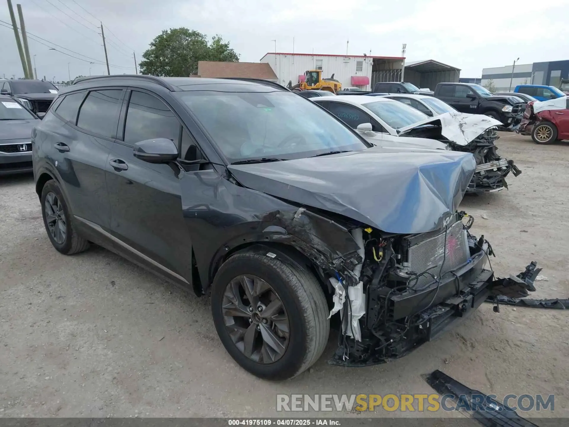 1 Photograph of a damaged car 5XYK43DF1RG157279 KIA SPORTAGE 2024
