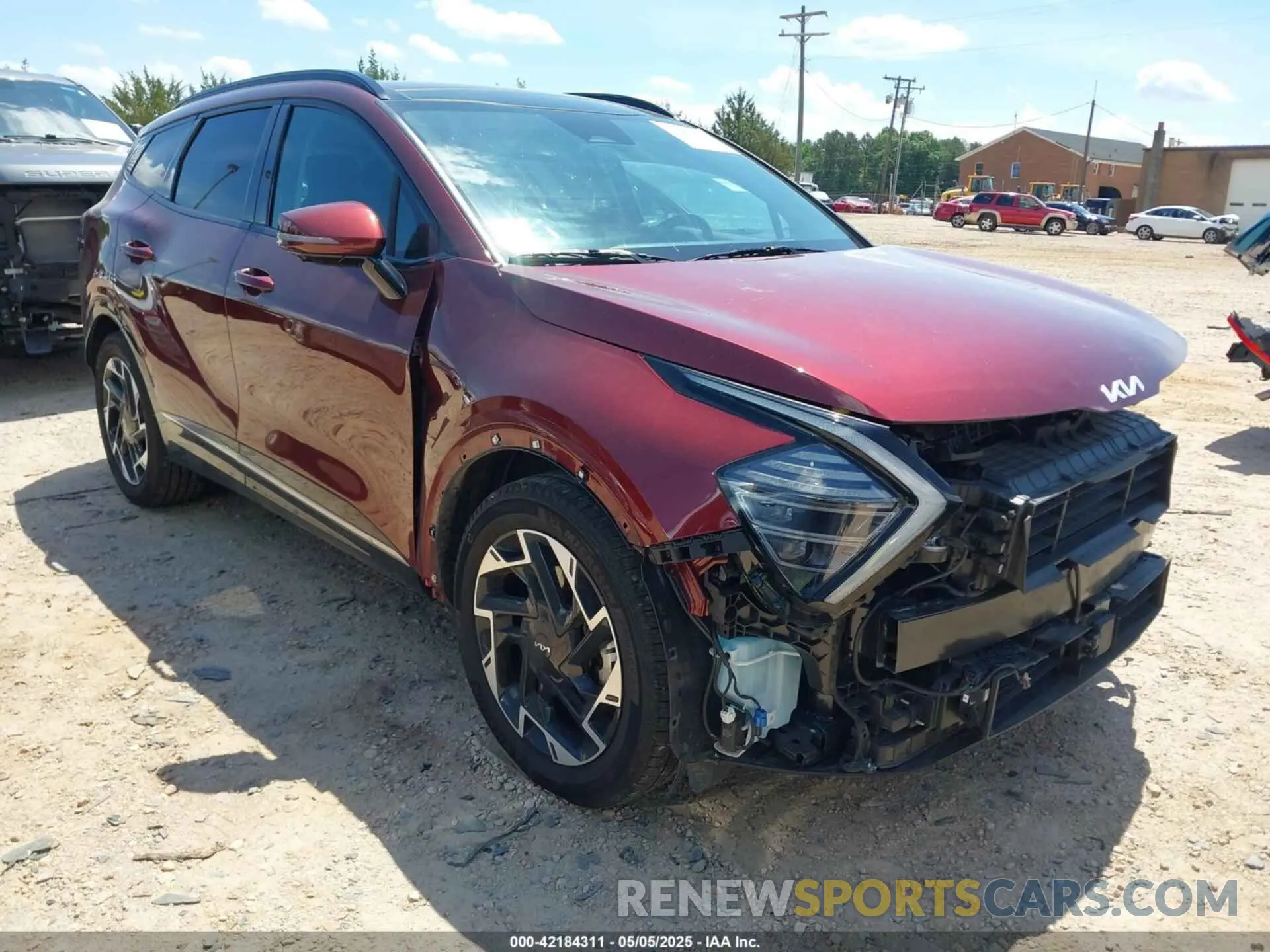 1 Photograph of a damaged car 5XYK53DF0RG156122 KIA SPORTAGE 2024