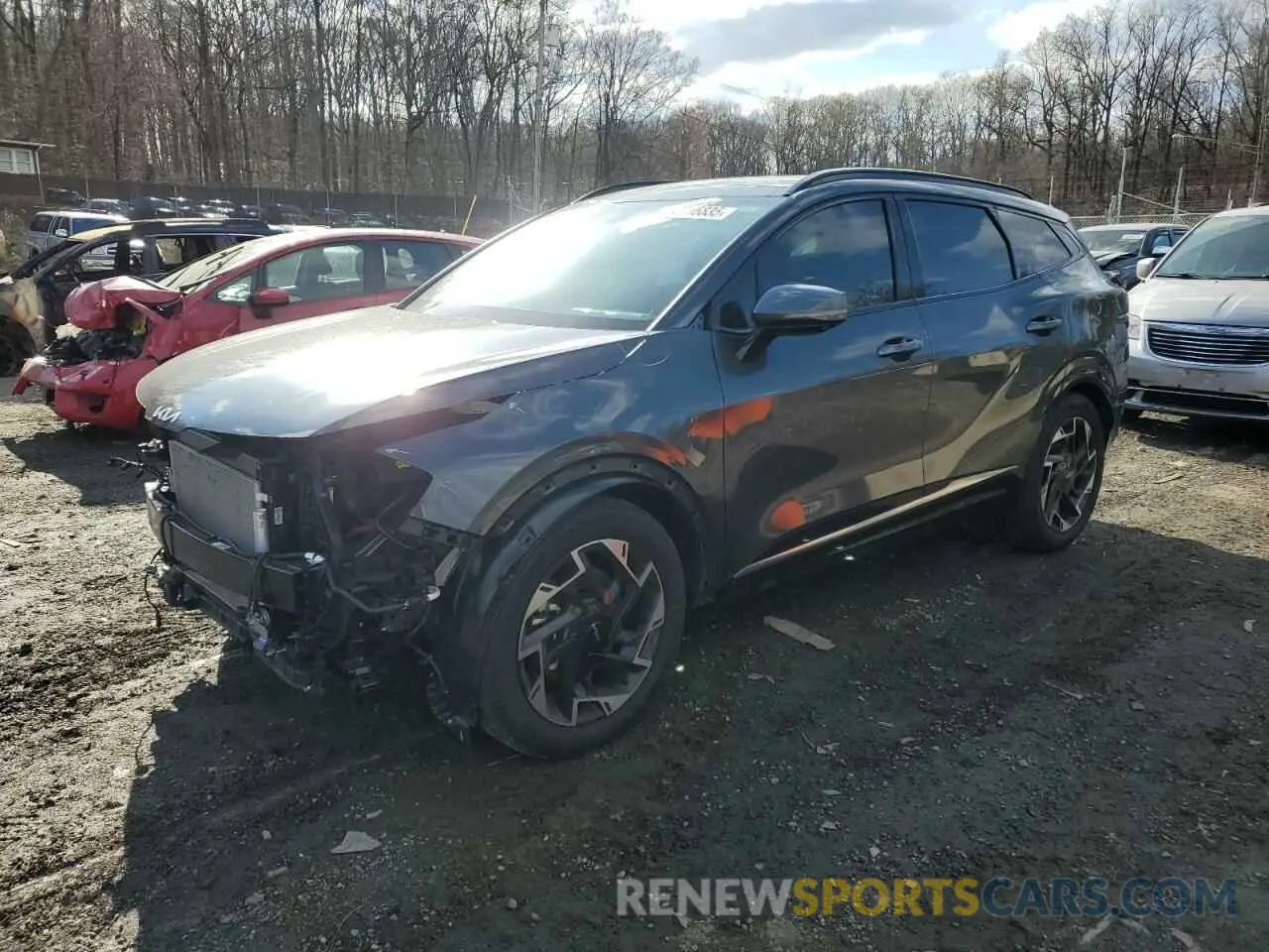 1 Photograph of a damaged car 5XYK53DF0RG192649 KIA SPORTAGE 2024