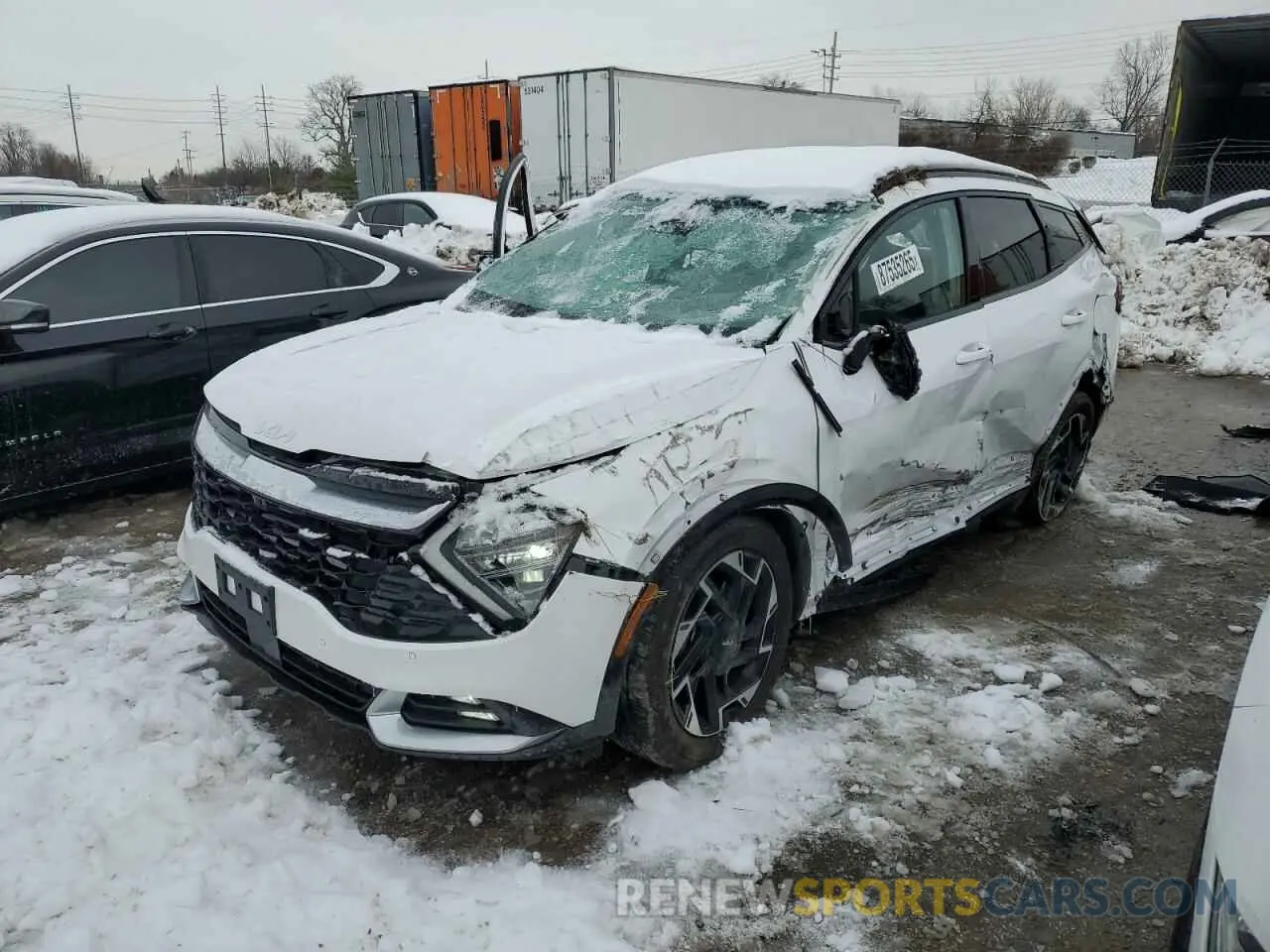 1 Photograph of a damaged car 5XYK53DF1RG193356 KIA SPORTAGE 2024