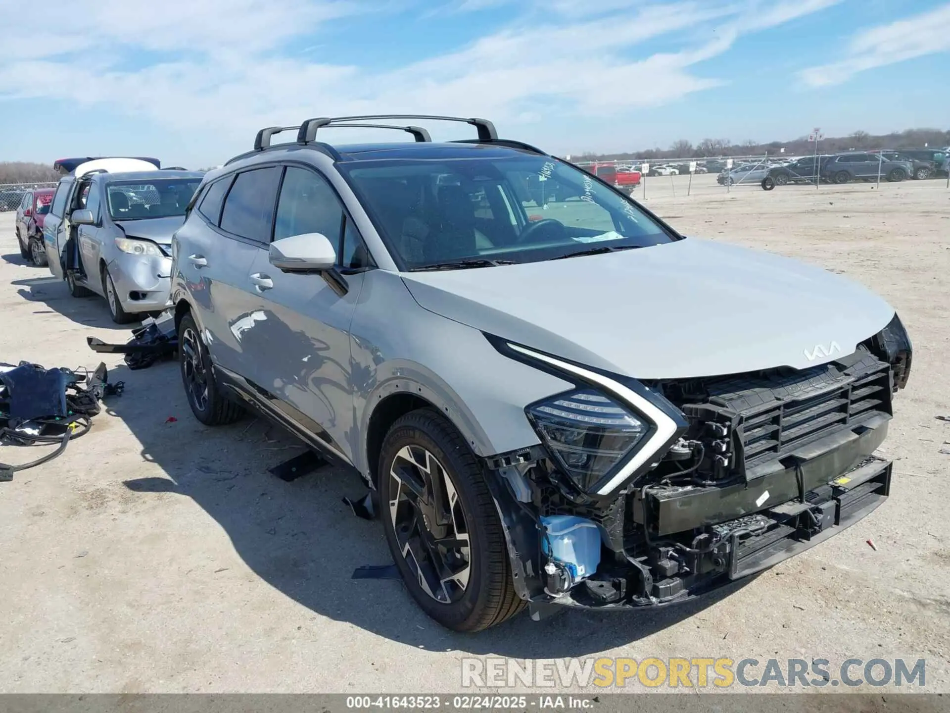 1 Photograph of a damaged car 5XYK53DF3RG233940 KIA SPORTAGE 2024