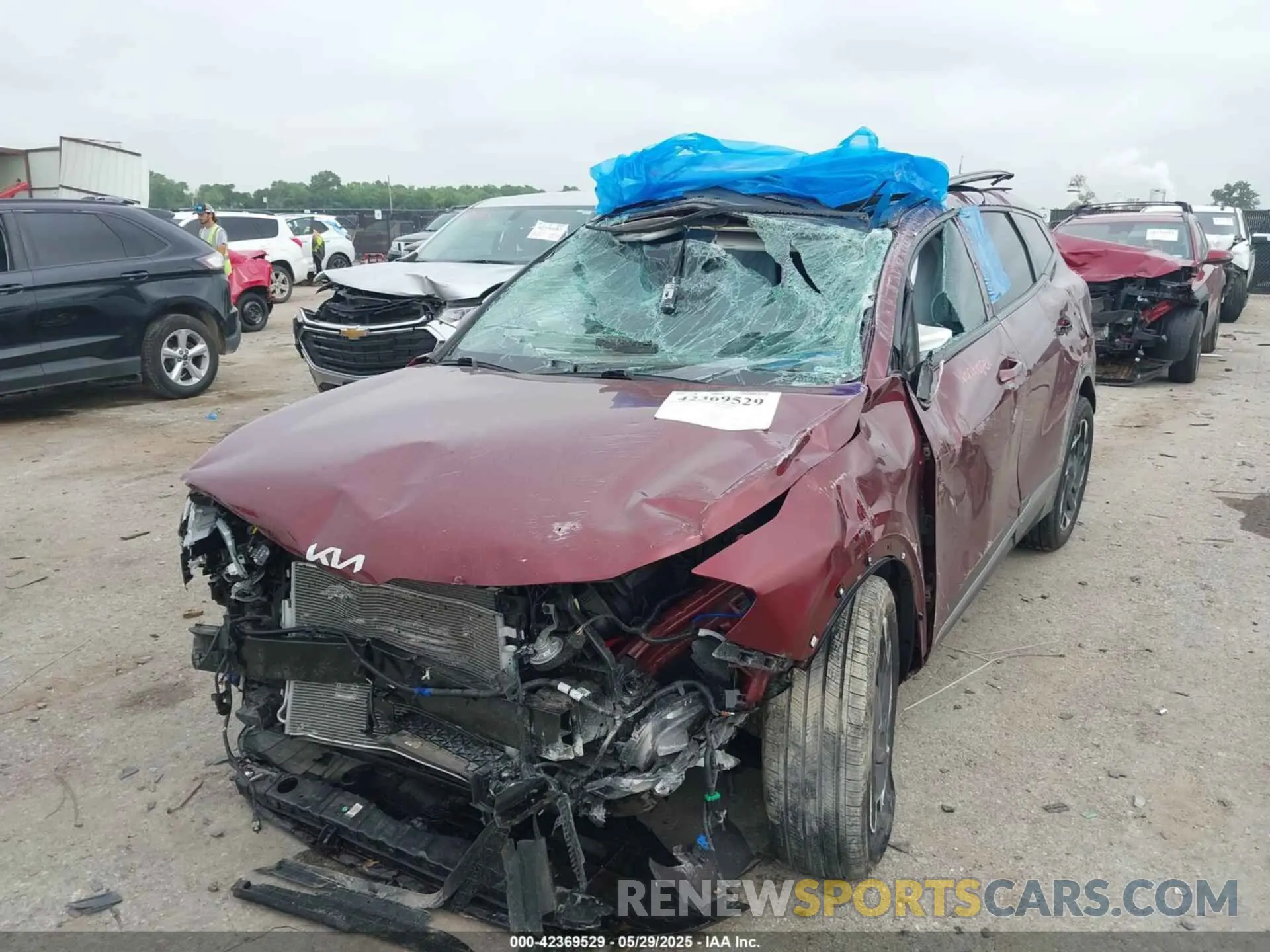 2 Photograph of a damaged car 5XYK53DFXRG160873 KIA SPORTAGE 2024