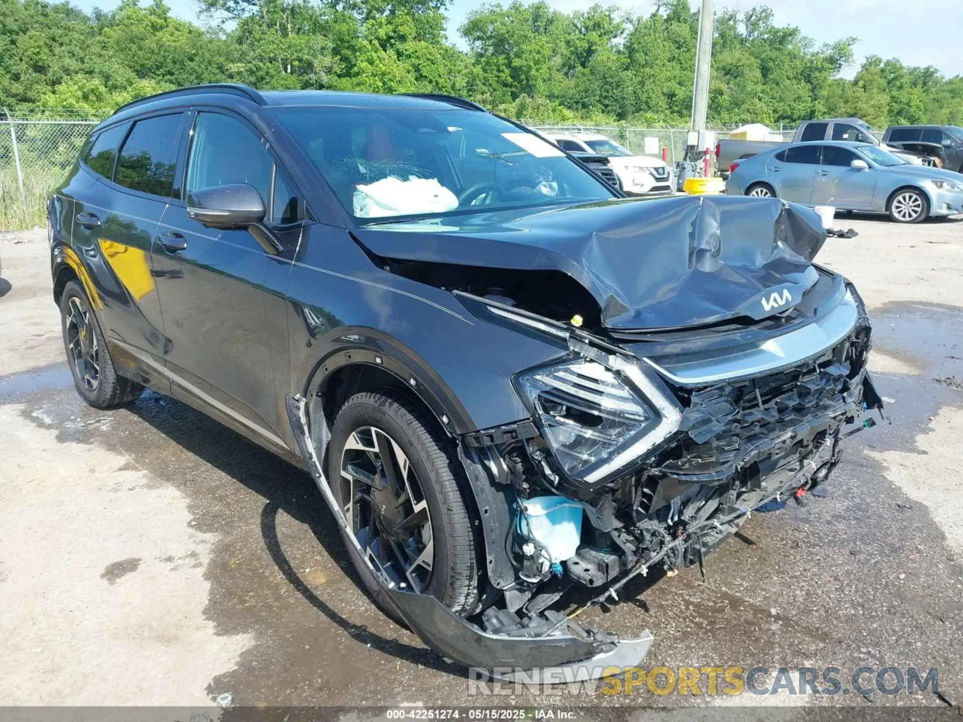 1 Photograph of a damaged car 5XYK53DFXRG206217 KIA SPORTAGE 2024
