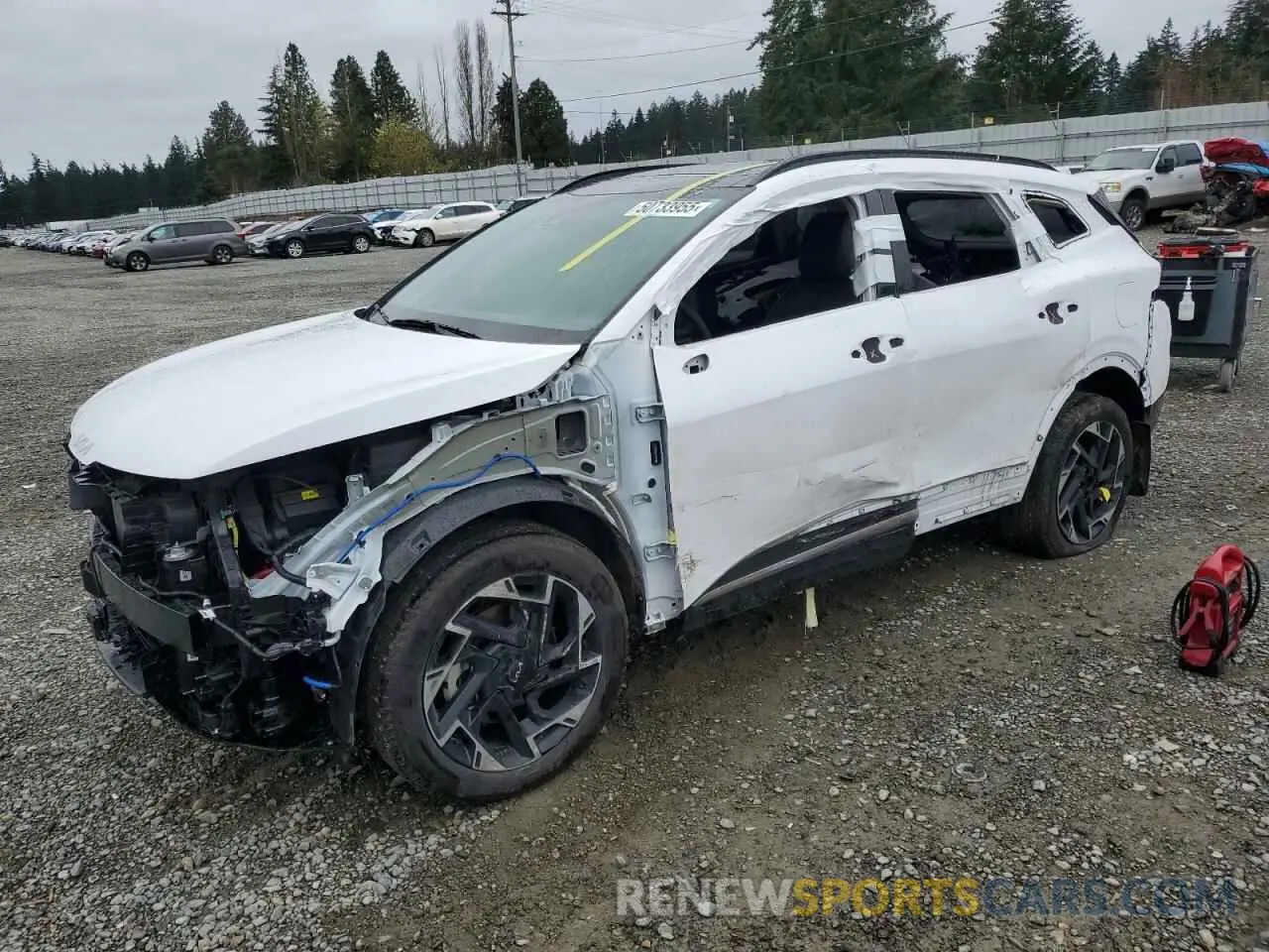 1 Photograph of a damaged car 5XYK5CDF4RG226771 KIA SPORTAGE 2024