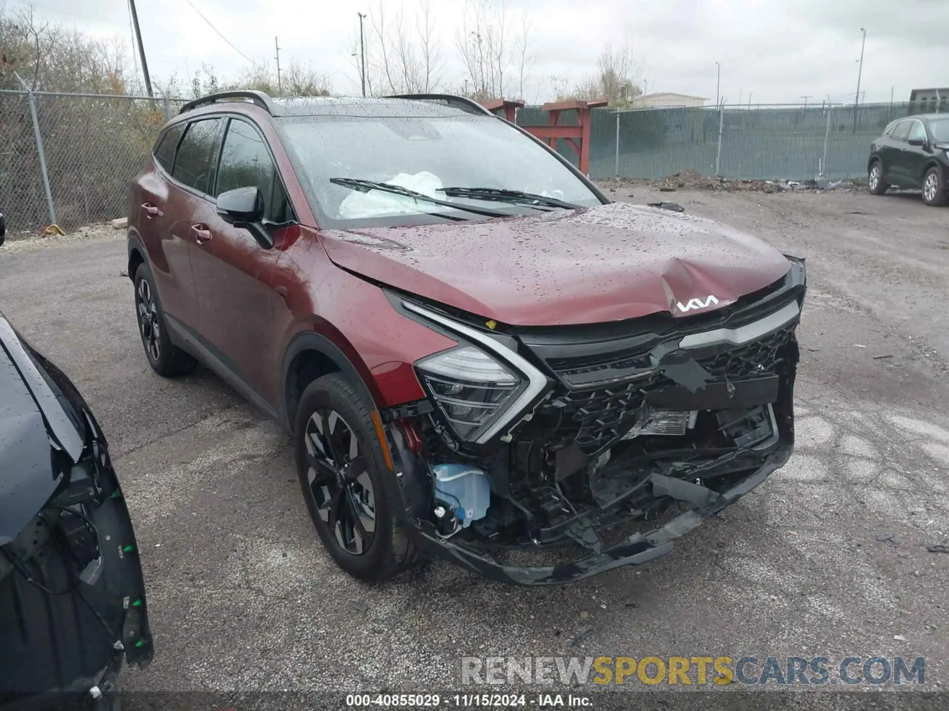 1 Photograph of a damaged car 5XYK6CDF1RG191863 KIA SPORTAGE 2024