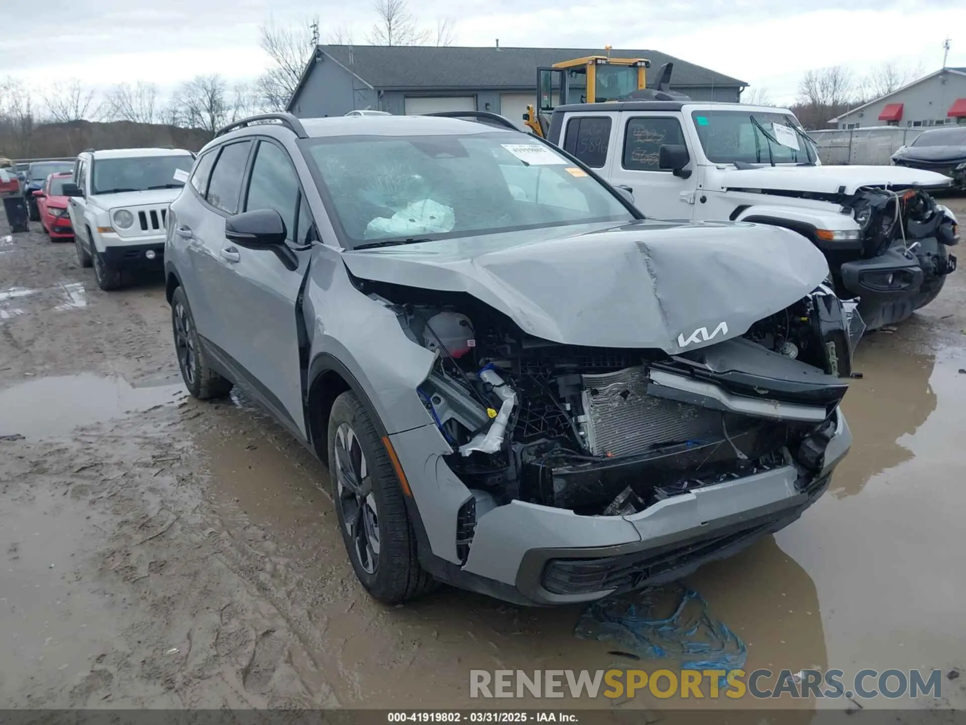 1 Photograph of a damaged car 5XYK6CDFXRG177363 KIA SPORTAGE 2024