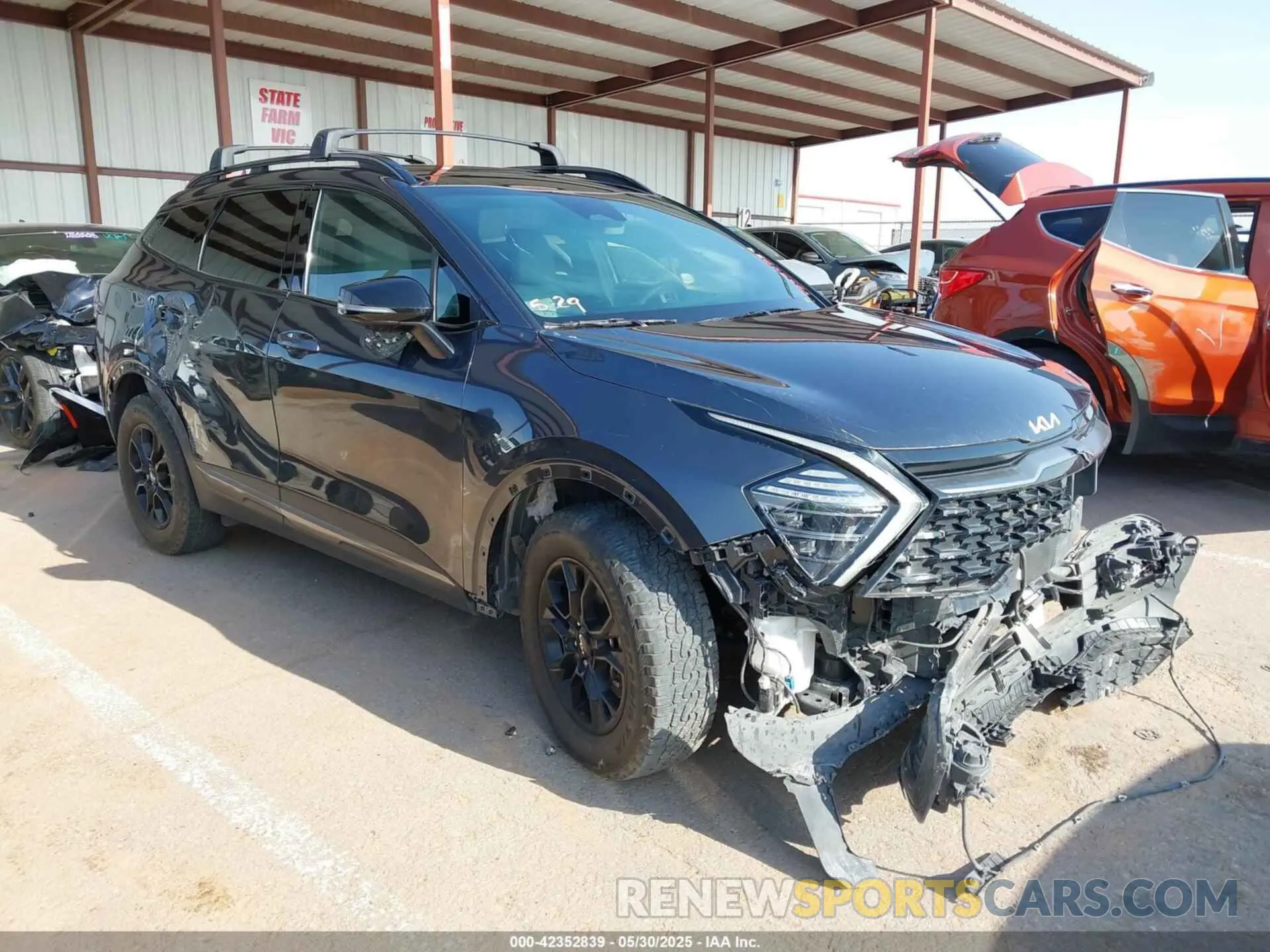 1 Photograph of a damaged car 5XYK7CDF1RG151473 KIA SPORTAGE 2024