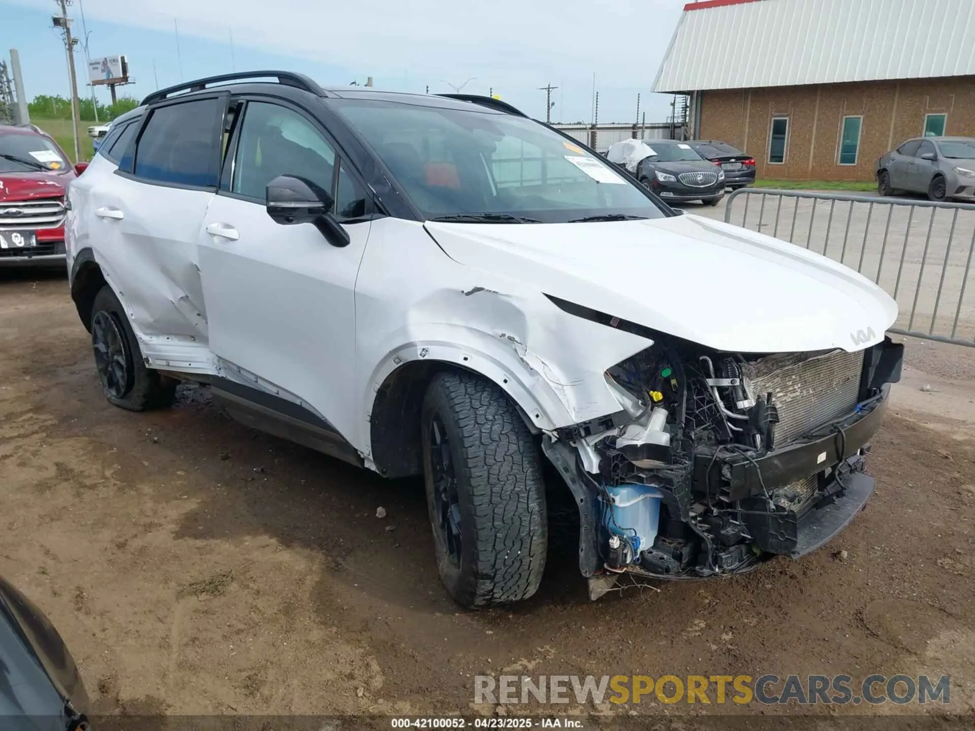 1 Photograph of a damaged car 5XYK7CDF1RG223496 KIA SPORTAGE 2024