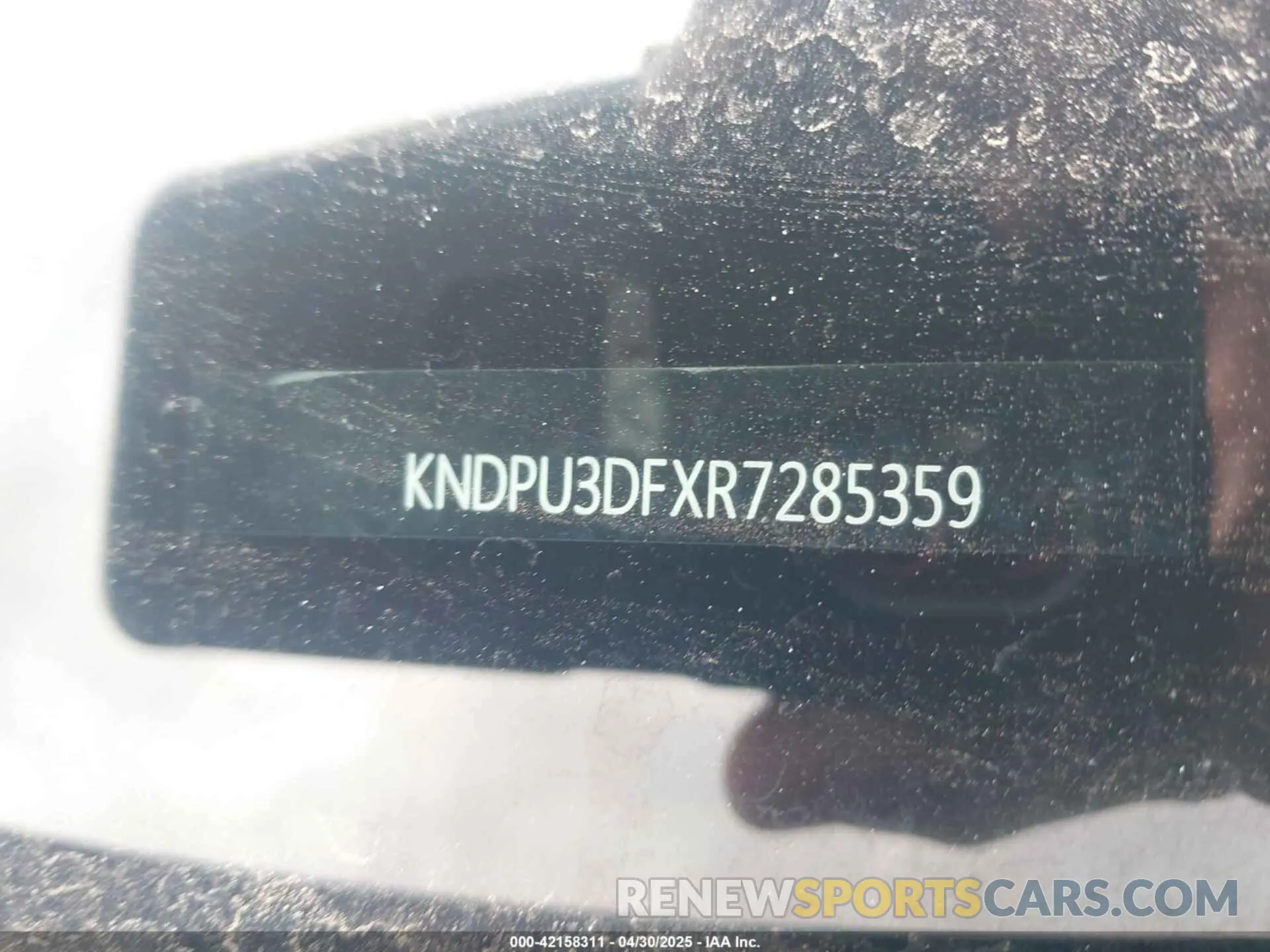 9 Photograph of a damaged car KNDPU3DFXR7285359 KIA SPORTAGE 2024