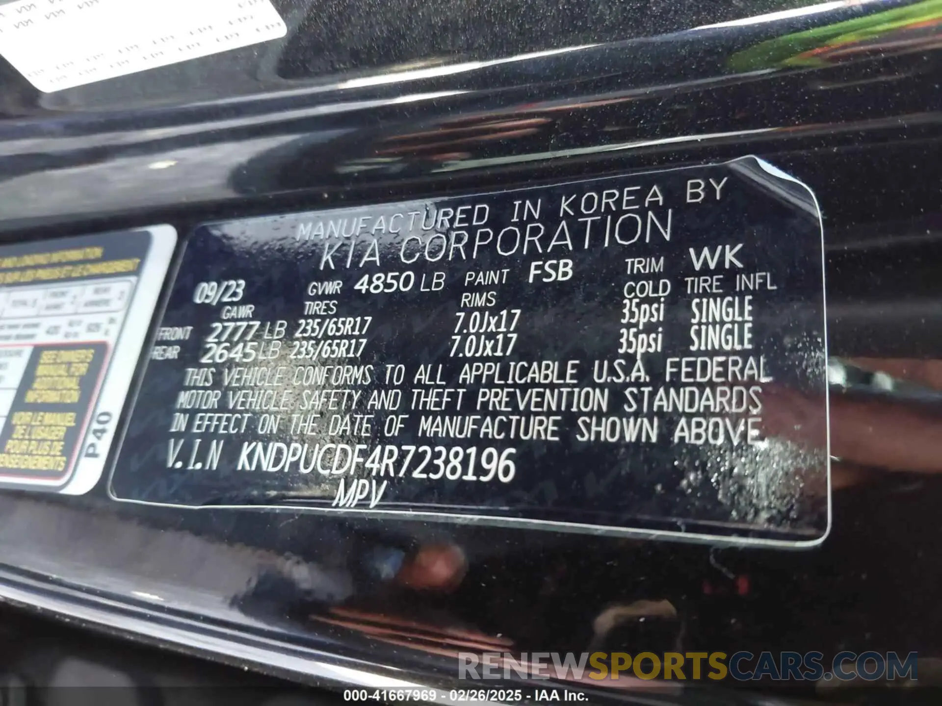 9 Photograph of a damaged car KNDPUCDF4R7238196 KIA SPORTAGE 2024