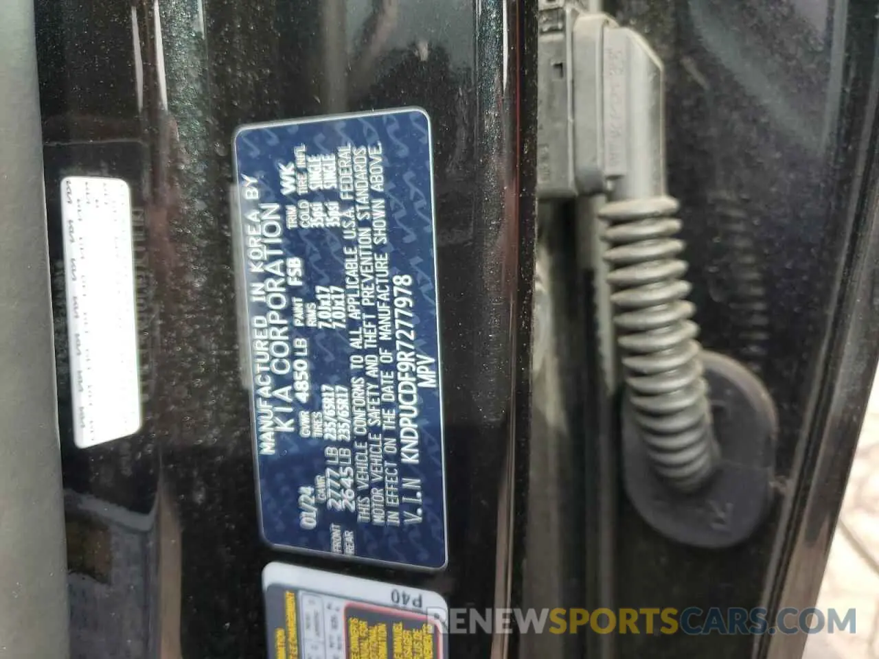 14 Photograph of a damaged car KNDPUCDF9R7277978 KIA SPORTAGE 2024