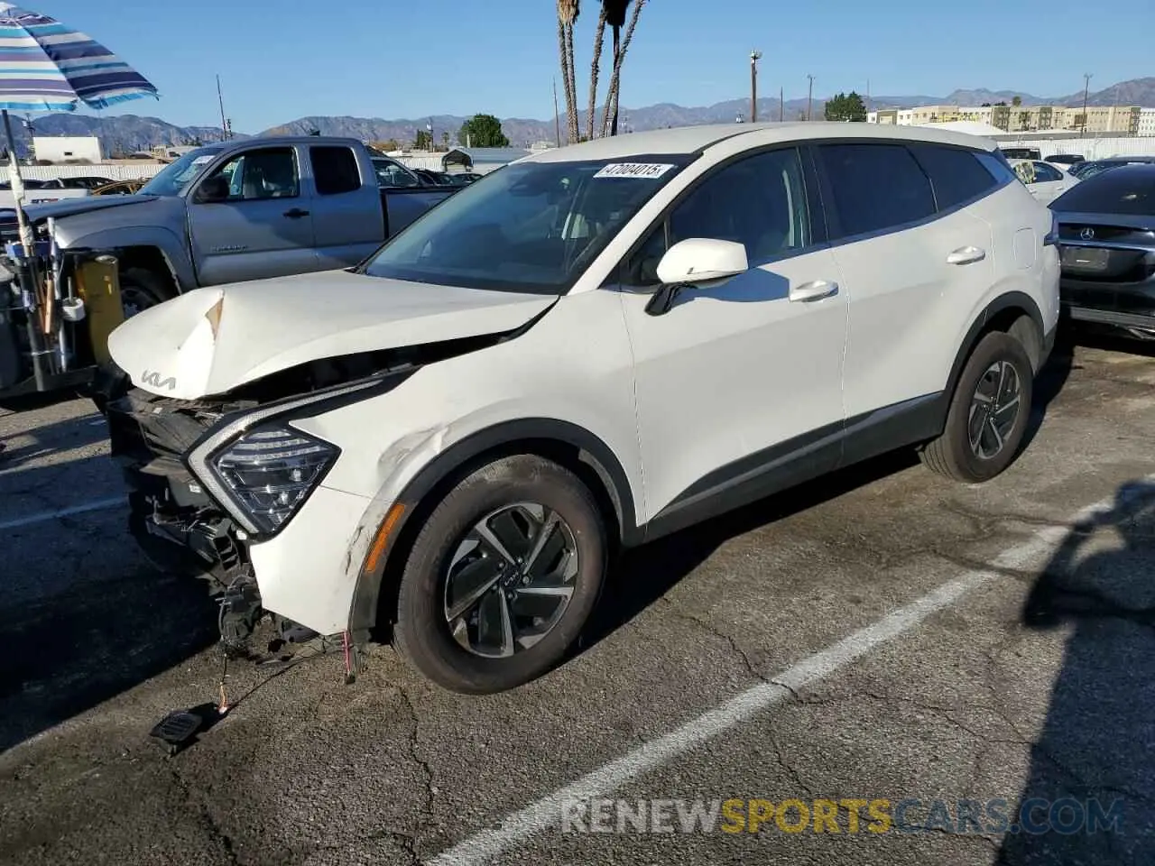 1 Photograph of a damaged car KNDPUCDG0R7136483 KIA SPORTAGE 2024