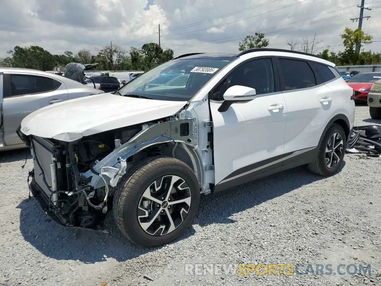 1 Photograph of a damaged car 5XYK33DF0SG268432 KIA SPORTAGE 2025