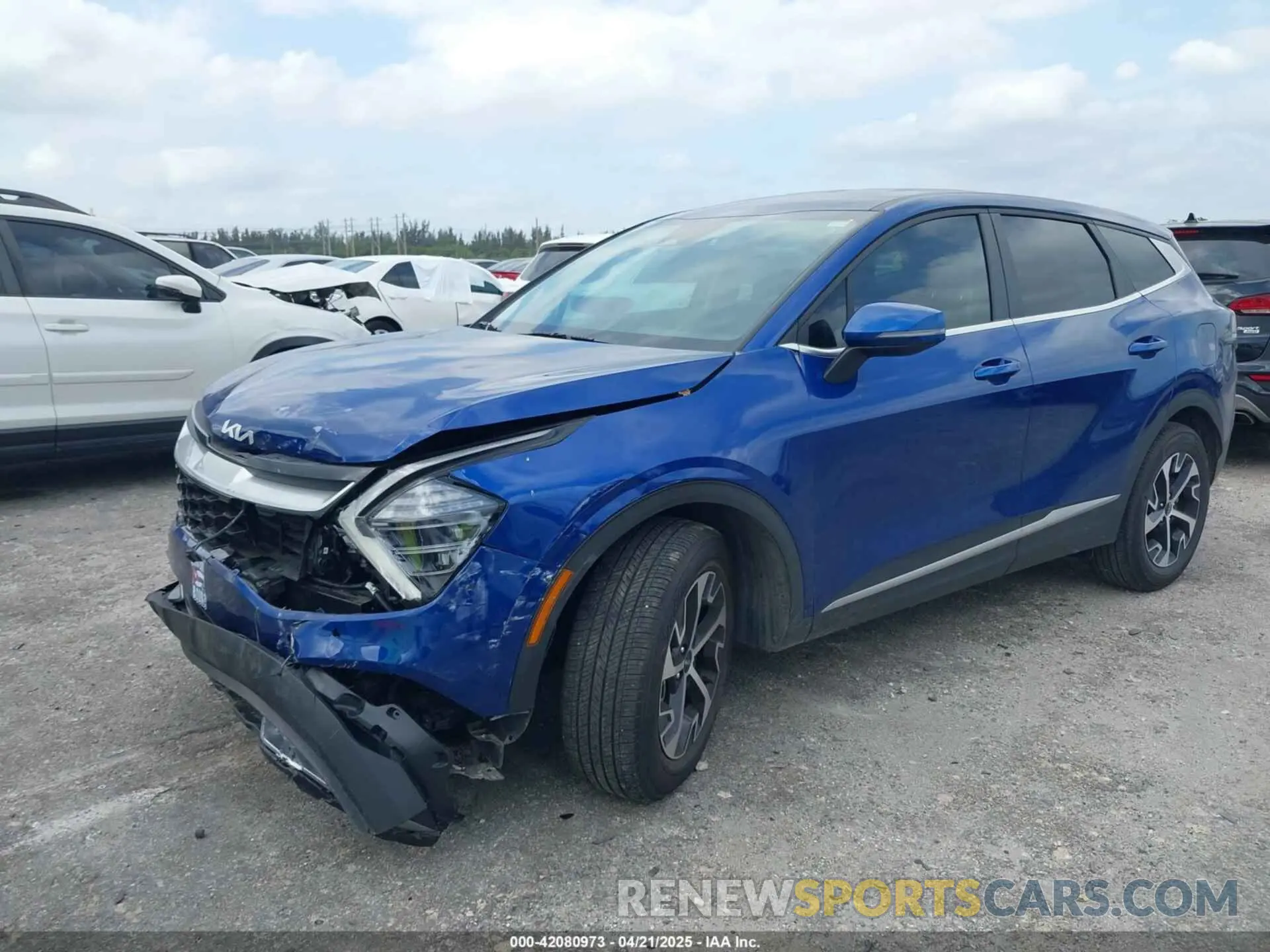 2 Photograph of a damaged car 5XYK33DF1SG231082 KIA SPORTAGE 2025