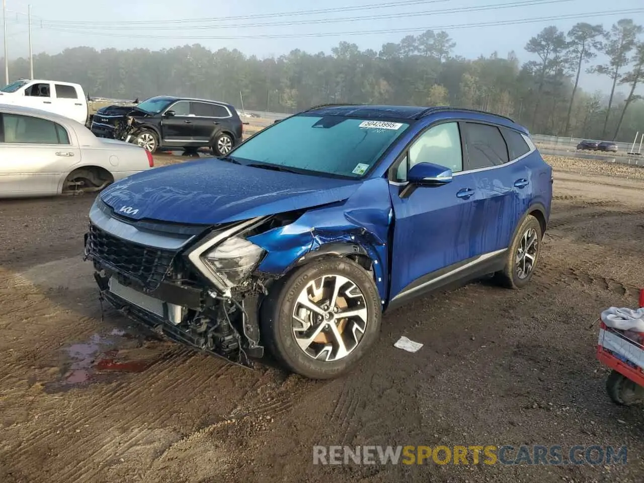 1 Photograph of a damaged car 5XYK33DF4SG280499 KIA SPORTAGE 2025