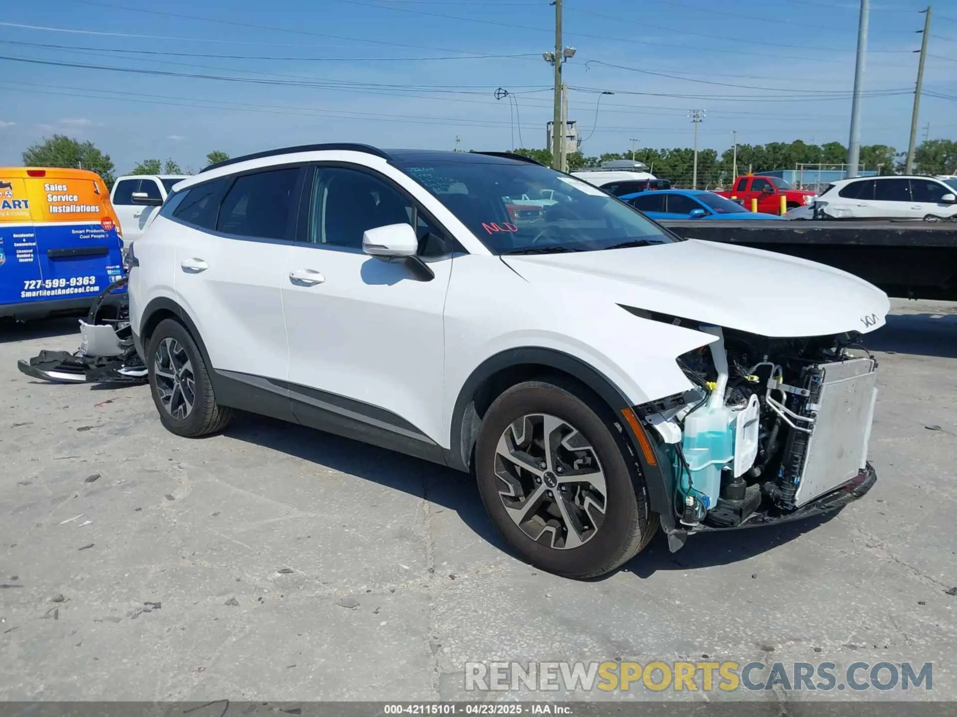 1 Photograph of a damaged car 5XYK33DF7SG243575 KIA SPORTAGE 2025