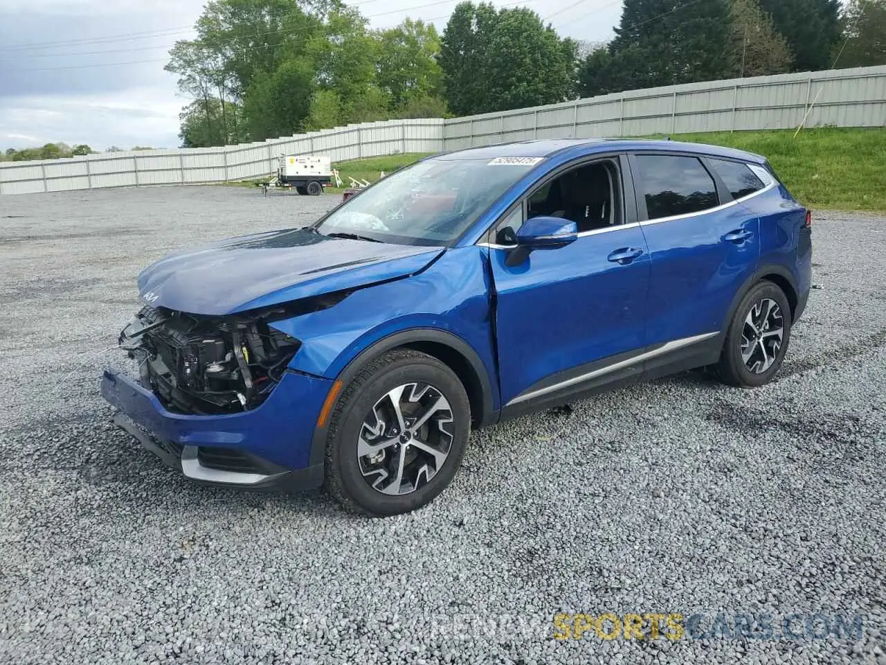 1 Photograph of a damaged car 5XYK33DF8SG282417 KIA SPORTAGE 2025