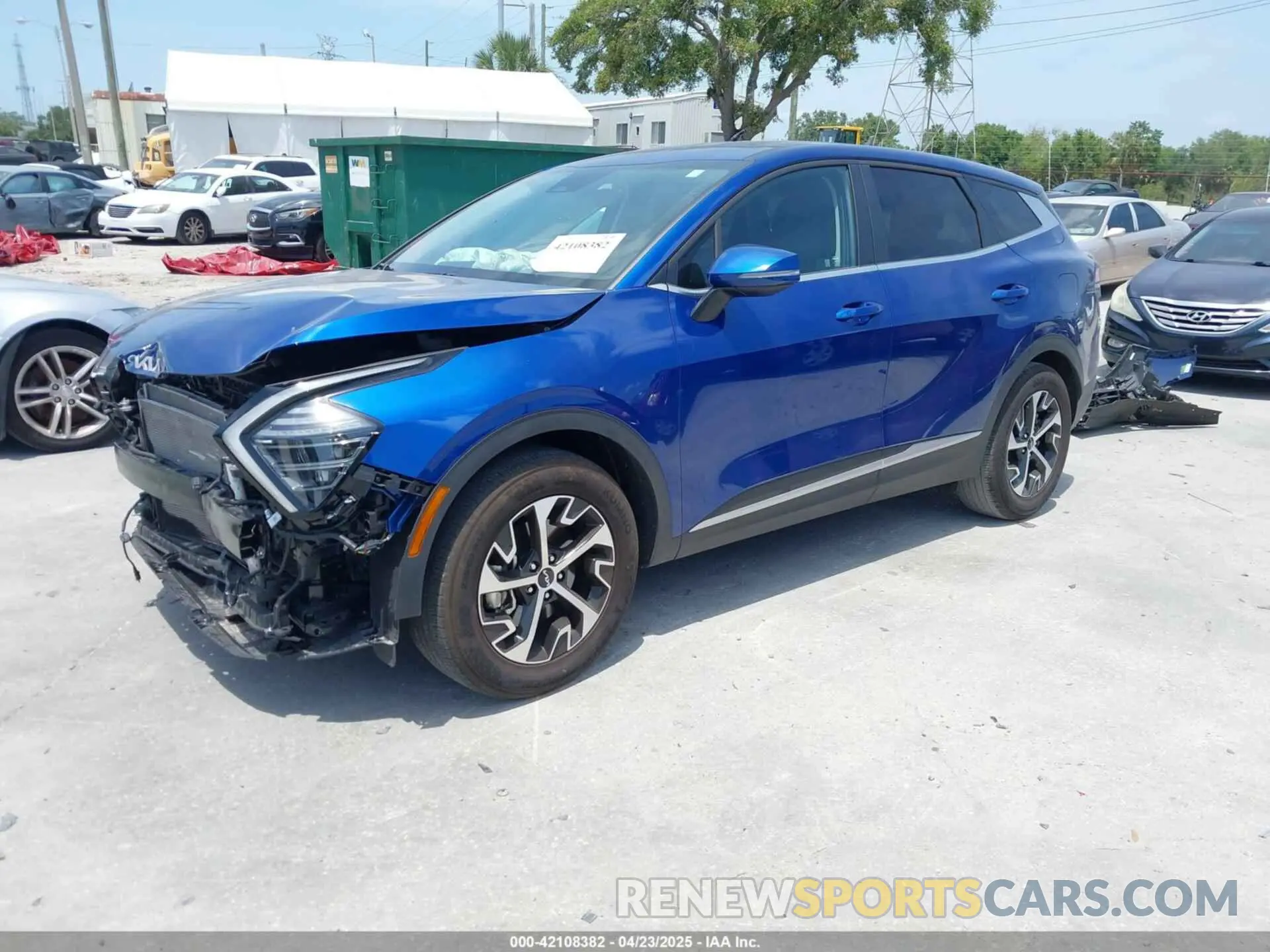 2 Photograph of a damaged car 5XYK33DF9SG274178 KIA SPORTAGE 2025