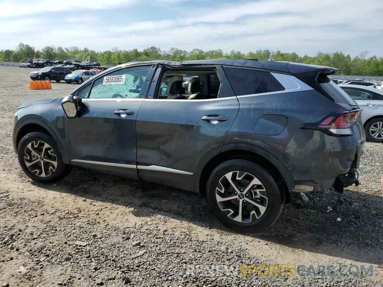2 Photograph of a damaged car 5XYK3CDF6SG236746 KIA SPORTAGE 2025