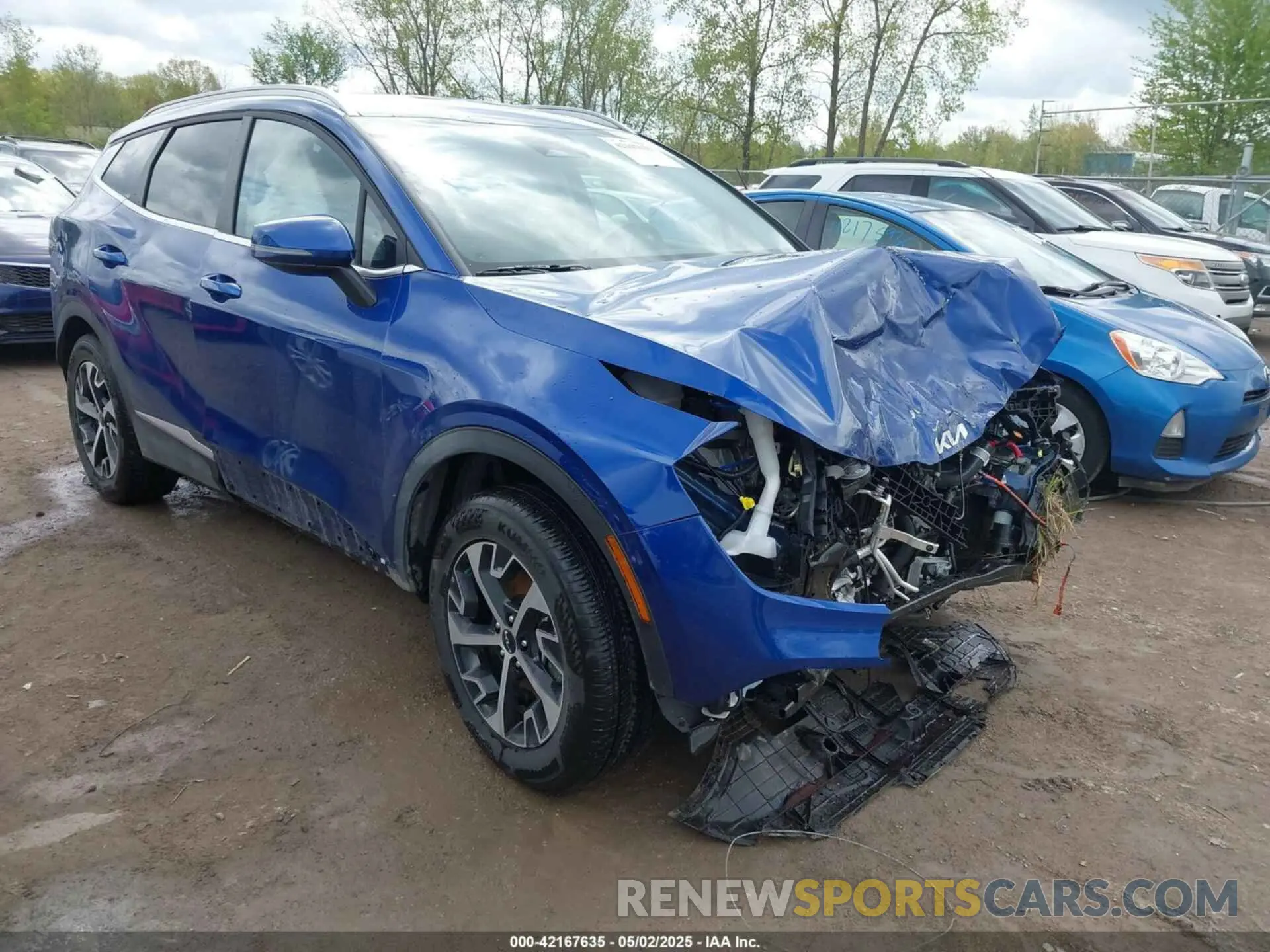 1 Photograph of a damaged car 5XYK3CDFXSG273654 KIA SPORTAGE 2025