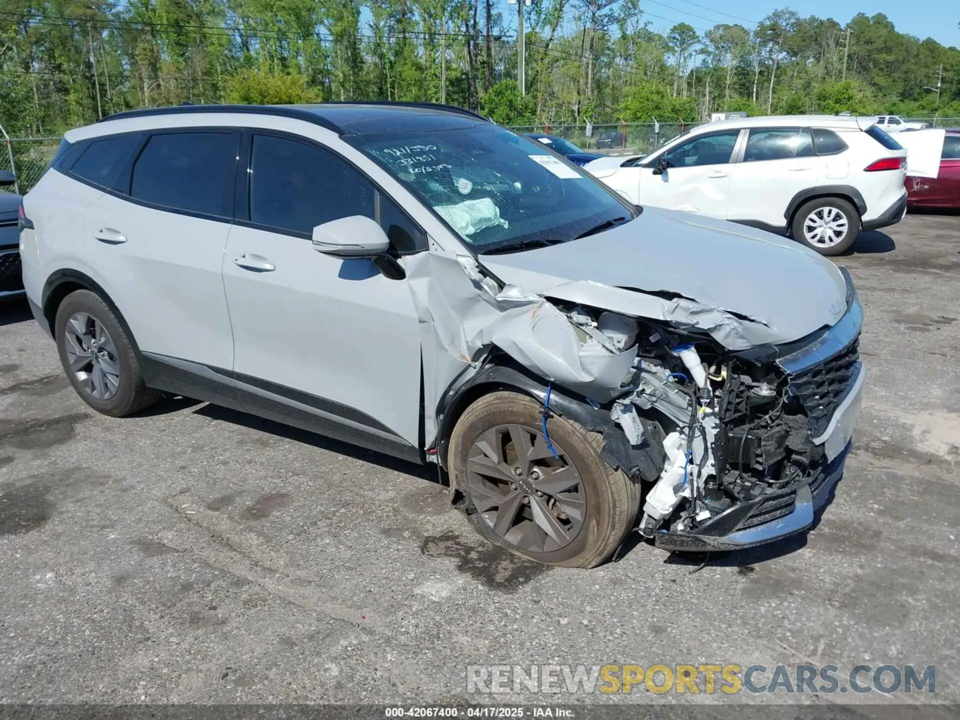 1 Photograph of a damaged car 5XYK43DF0SG237310 KIA SPORTAGE 2025