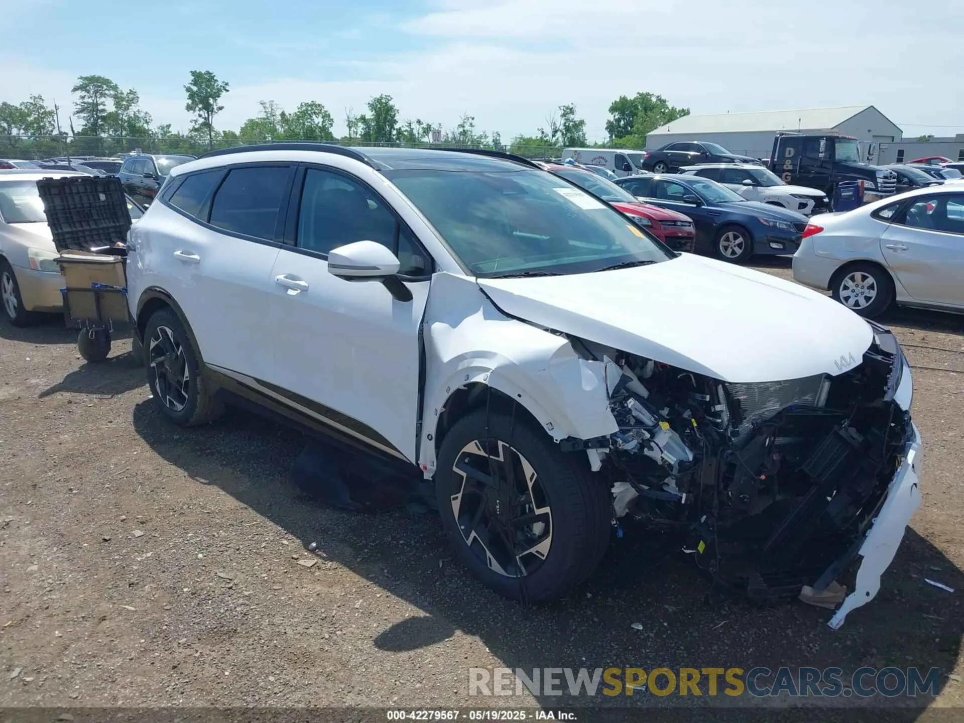 1 Photograph of a damaged car 5XYK53DF8SG295372 KIA SPORTAGE 2025