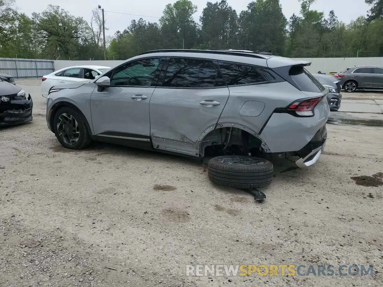 2 Photograph of a damaged car 5XYK53DFXSG235643 KIA SPORTAGE 2025