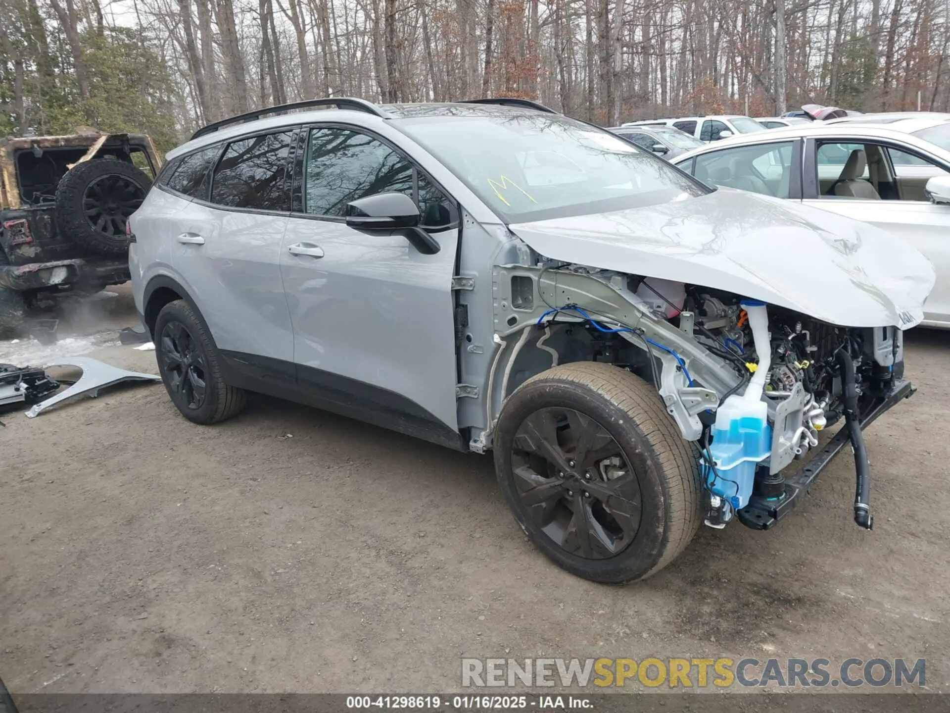 1 Photograph of a damaged car 5XYK6CDF1SG238783 KIA SPORTAGE 2025